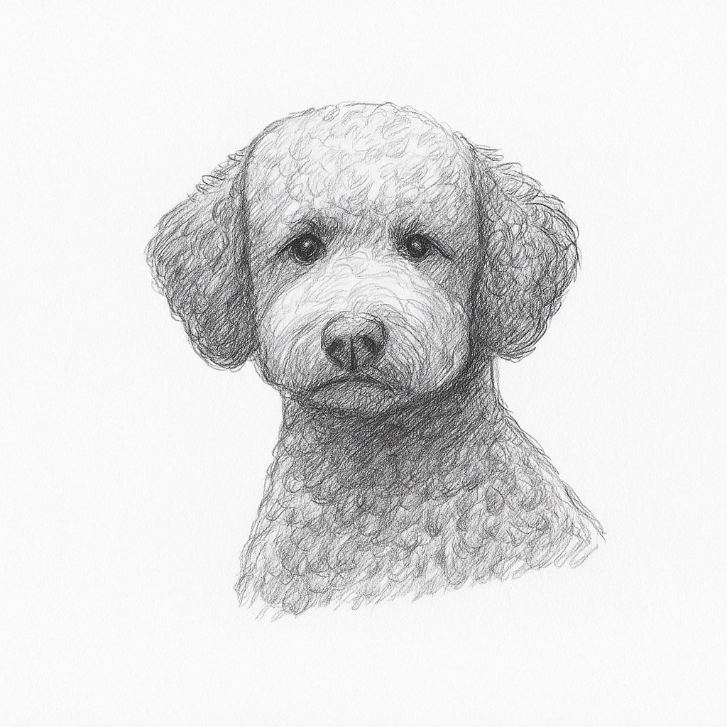 Frühstücksbrettchen Pudel Maltipoo Merlie aus Buchenholz 22 x 12 cm für Tierliebhaber - Vorschau 8