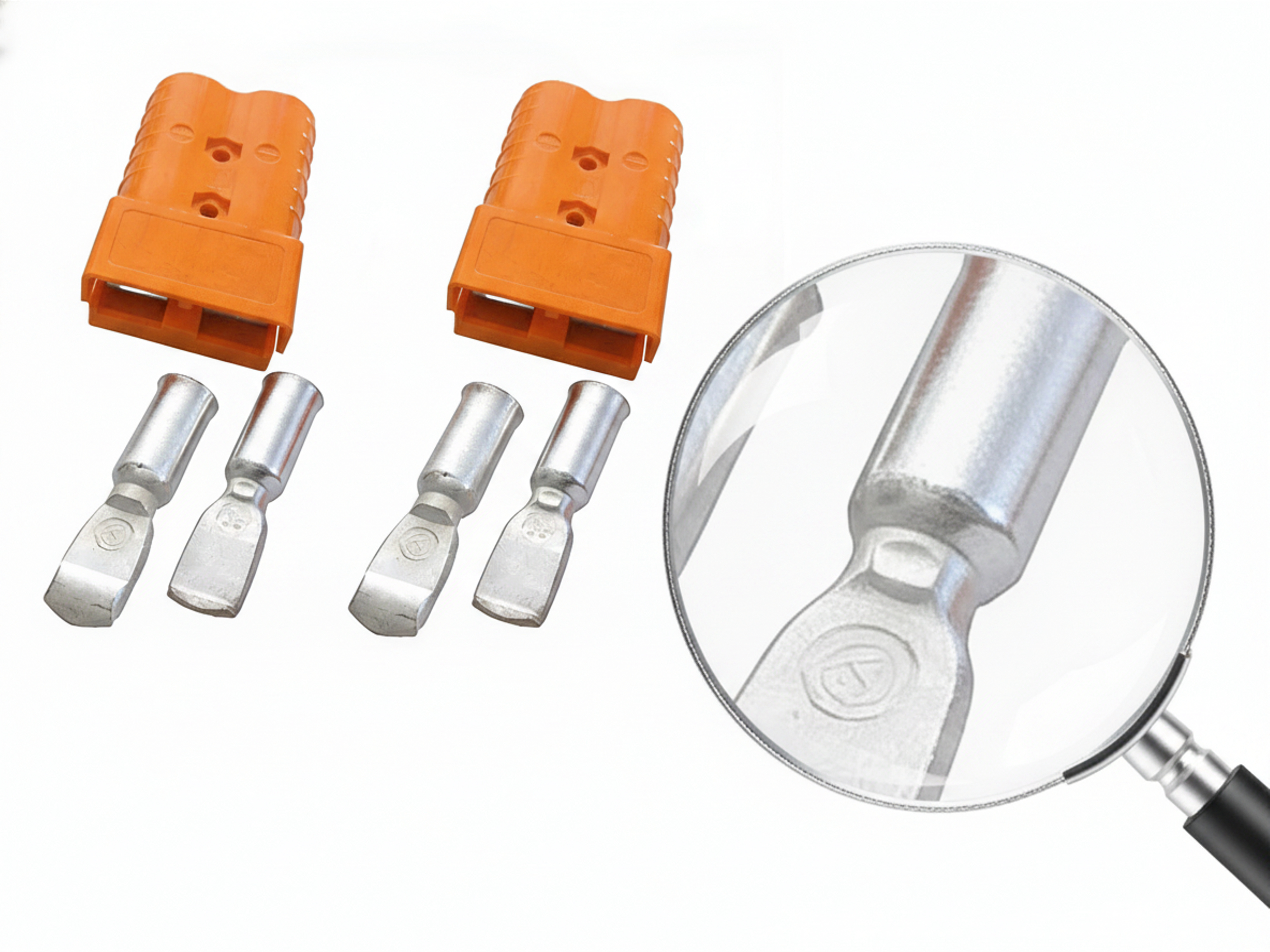 Batteriestecker 350A 120 mm2 orange Set Steckverbinder - Vorschau 6