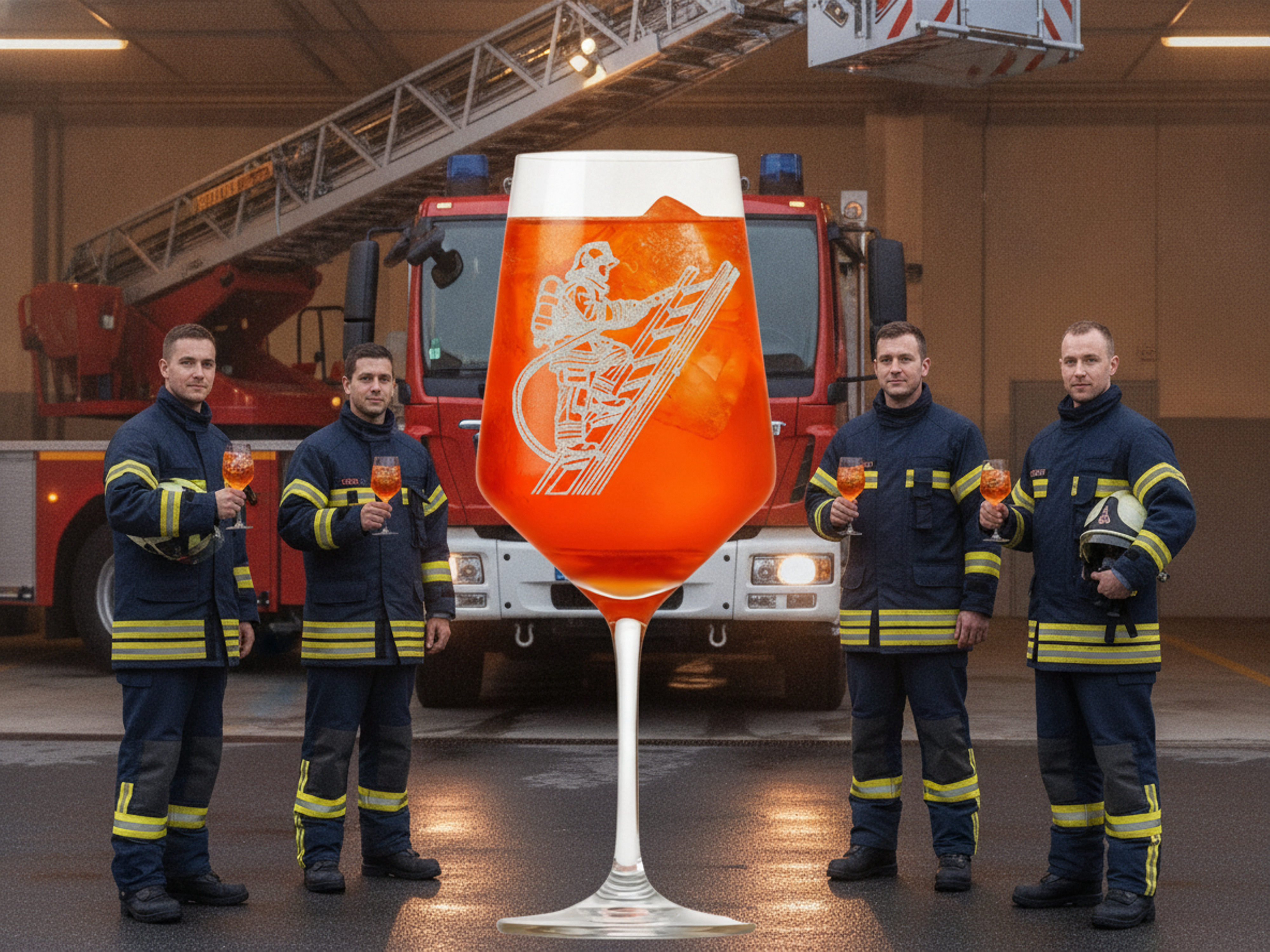 Weinglas Gravur Feuerwehrmann - stilvolles Design für Feuerwehrliebhaber und Ehrengäste - Vorschau 11
