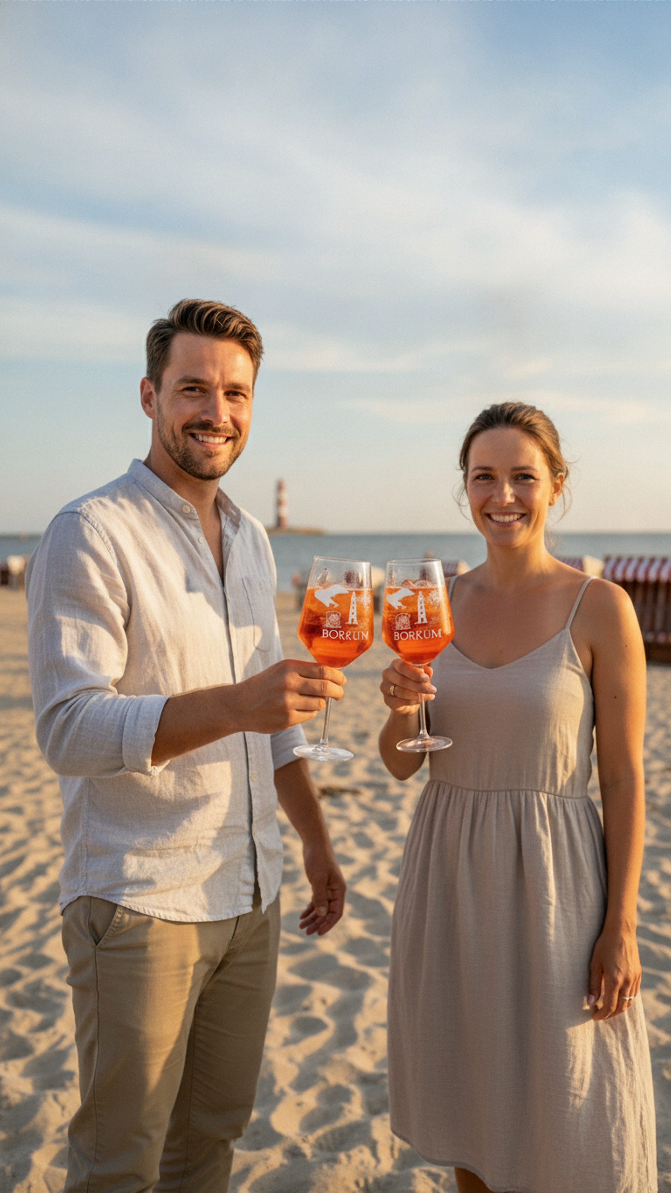 Weinglas Borkum 350ml spülmaschinenfest - stilvolles Trinkgefäß mit Gravur - Vorschau 9