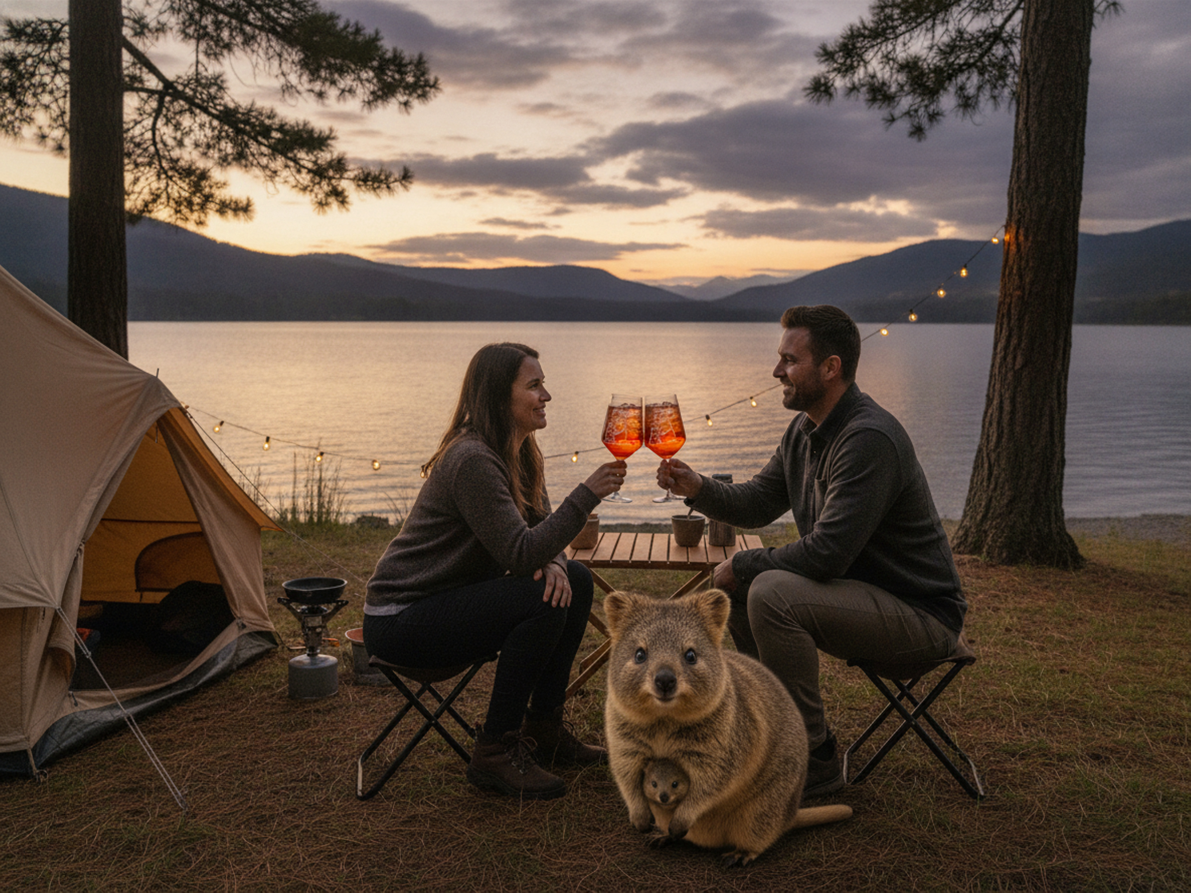 Valhalla Weinglas Quokka mit Baby spülmaschinenfest 350ml Design für Weingenießer - Vorschau 10