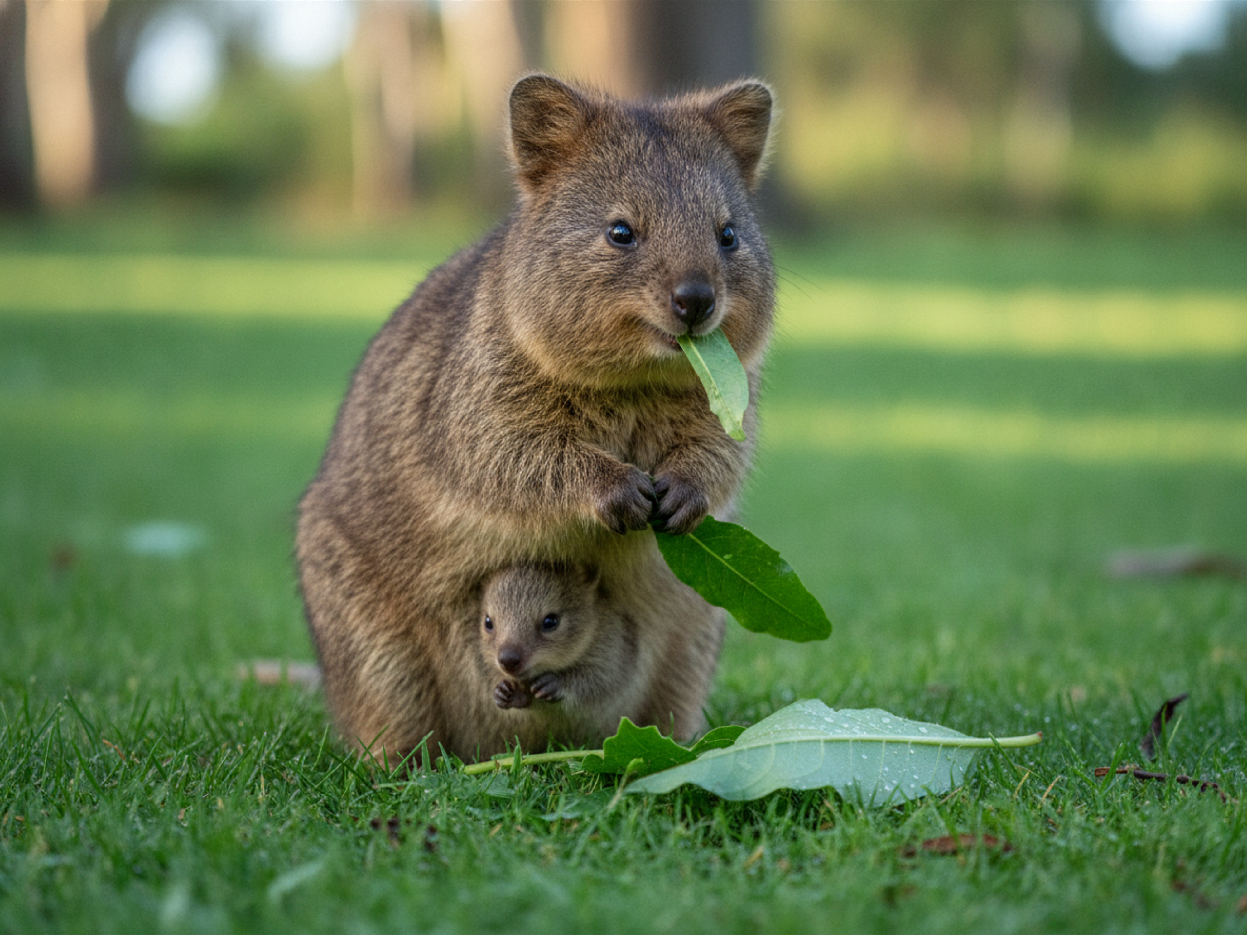 Valhalla Weinglas Quokka mit Baby spülmaschinenfest 350ml Design für Weingenießer - Vorschau 11