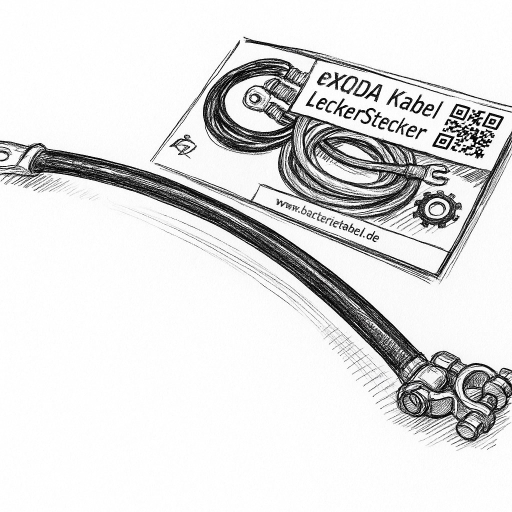 35mm² Batteriekabel Massekabel 25cm M8 Minus Polklemme flexibel schwarz bis 70 Grad - Vorschau 7