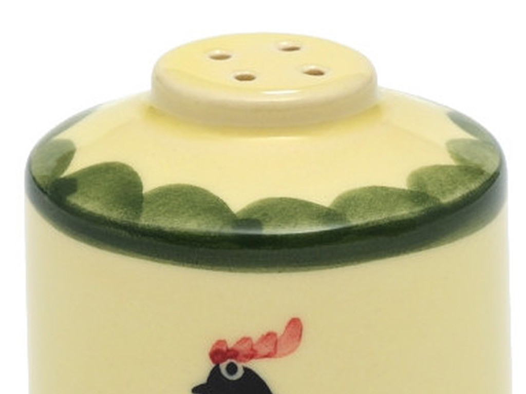 Zeller Keramik Hahn und Henne Salzstreuer 7 cm - Vorschau 5