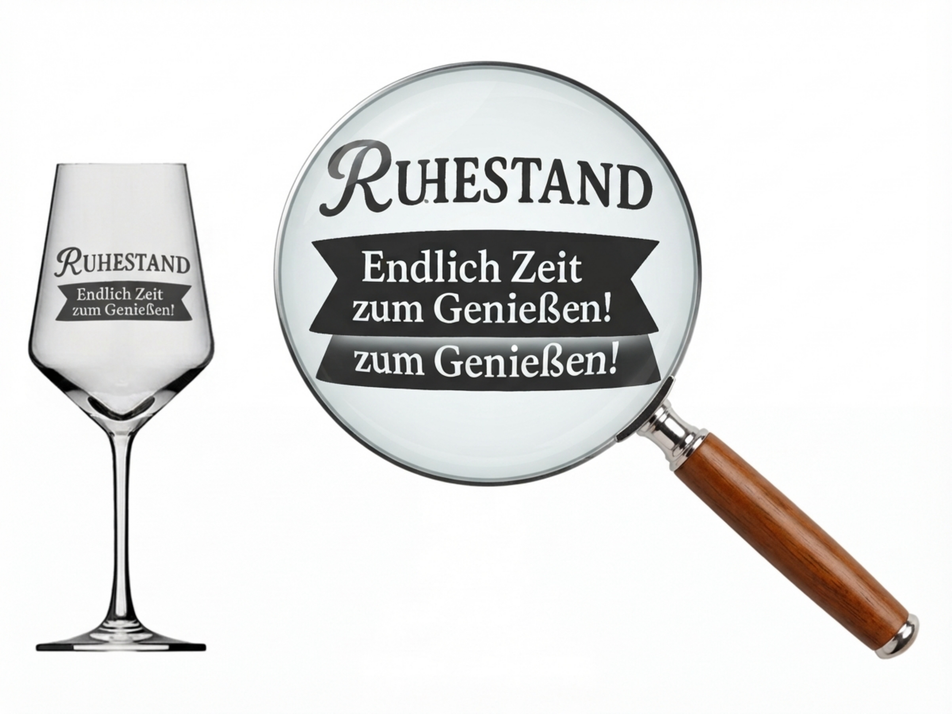 1x Weinglas für den Ruhestand 350 ml spülmaschinenfest für Genuss ohne Kompromisse