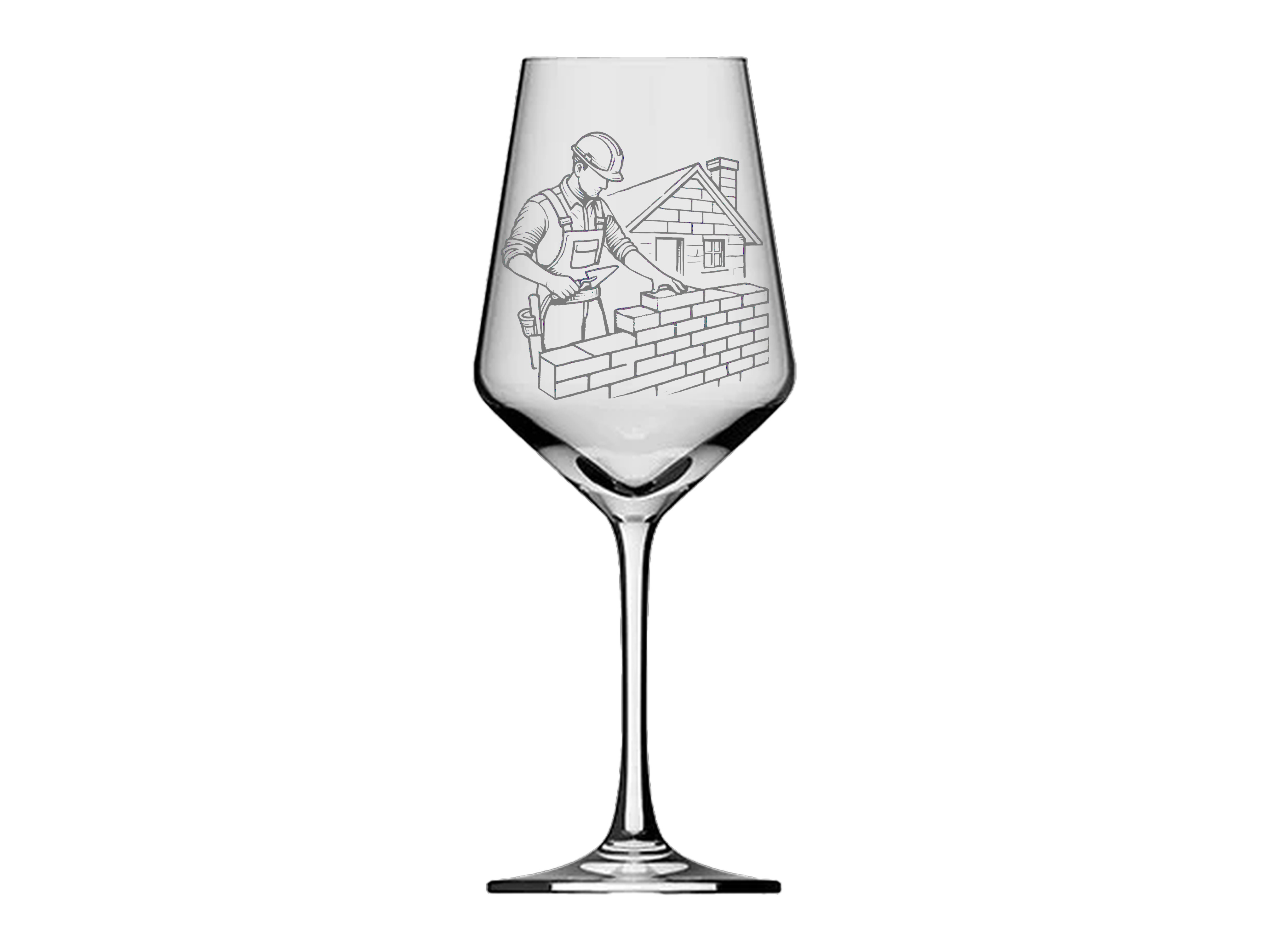 Weinglas Gravur Maurer 350ml spülmaschinenfest made in Germany stilvolles Geschenk