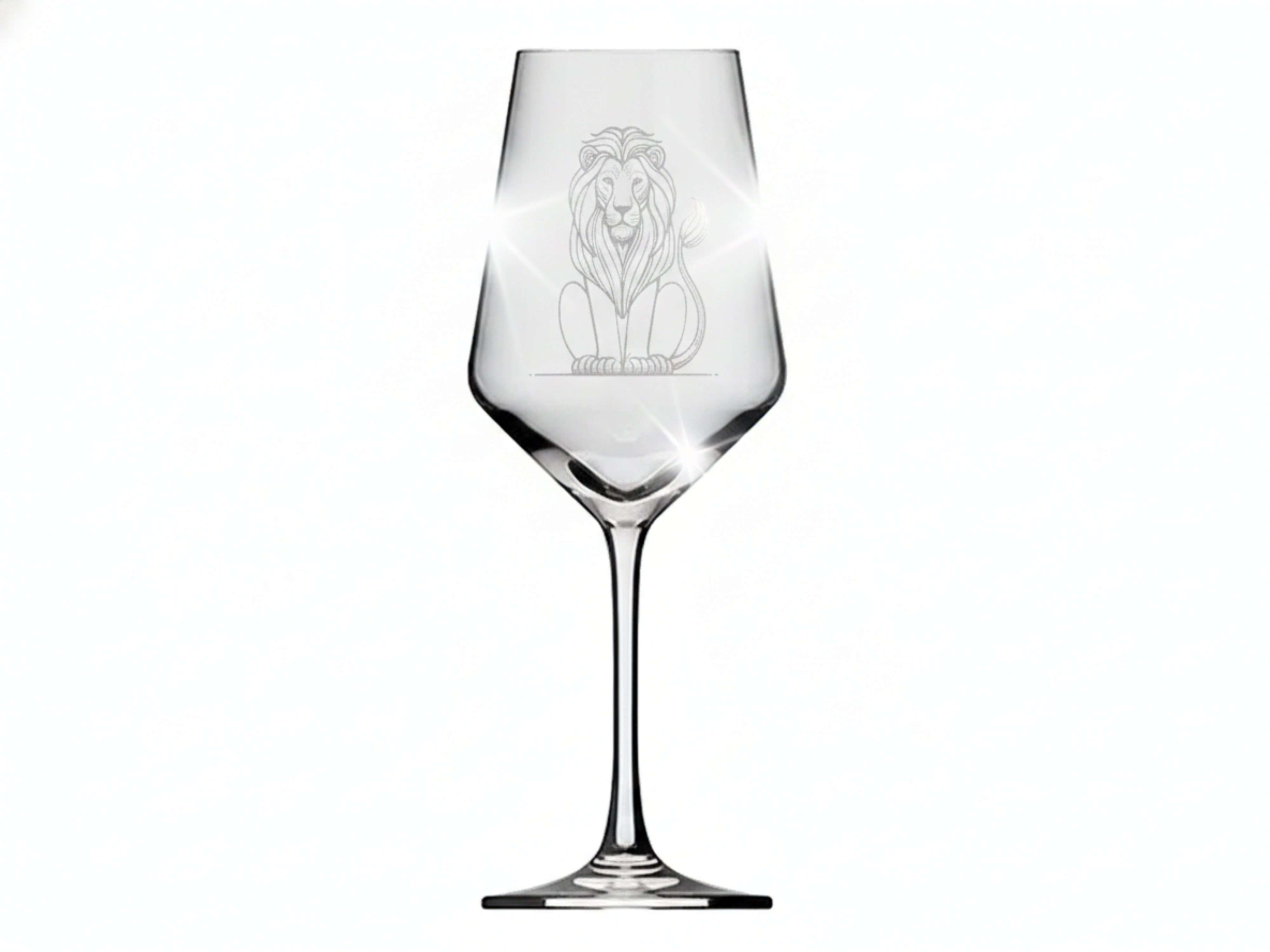 Weinglas Löwe 350ml spülmaschinenfest ideal für Löwe perfekte Wahl für Feiern - Vorschau 6
