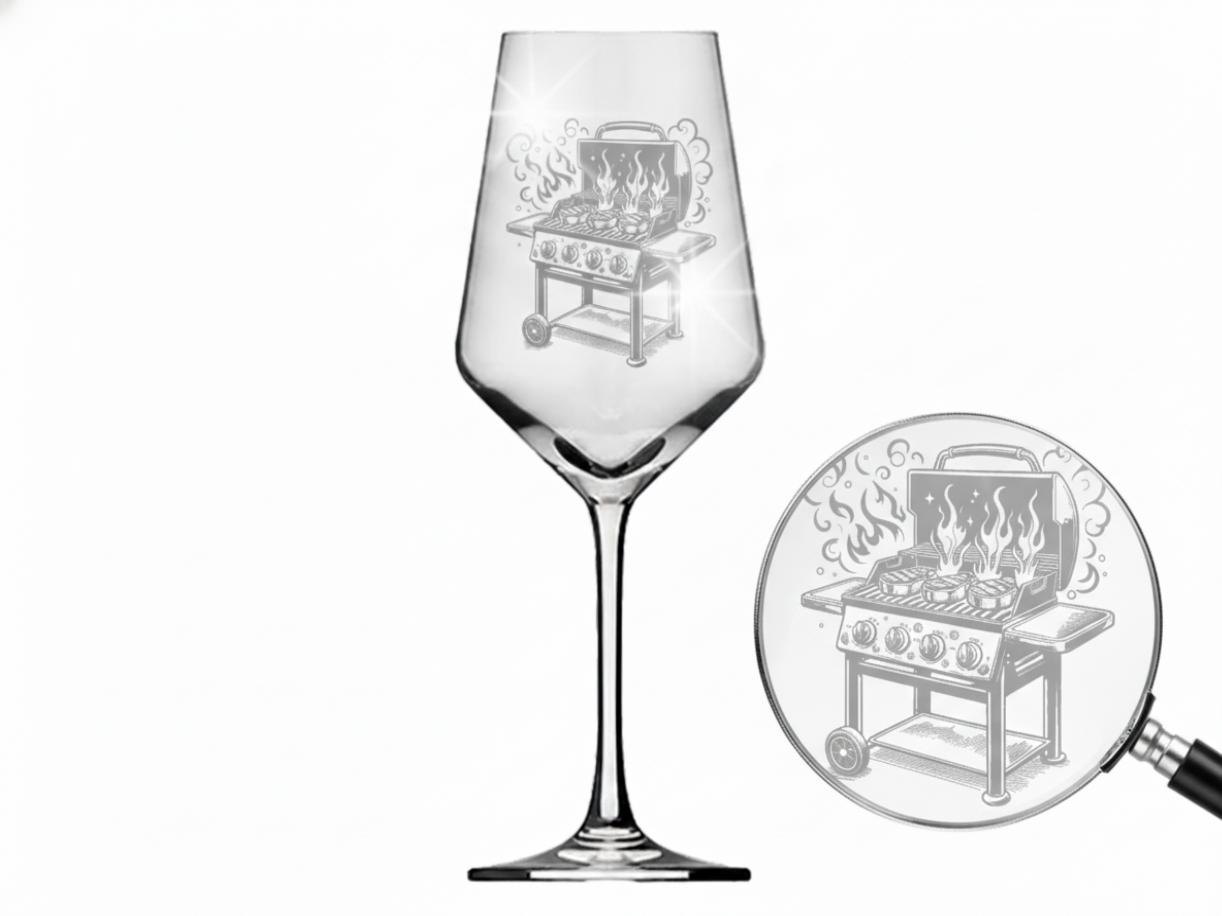 Weinglas 350 ml für Grillpartys und gesellige Abende elegantes spülmaschinenfestes Design