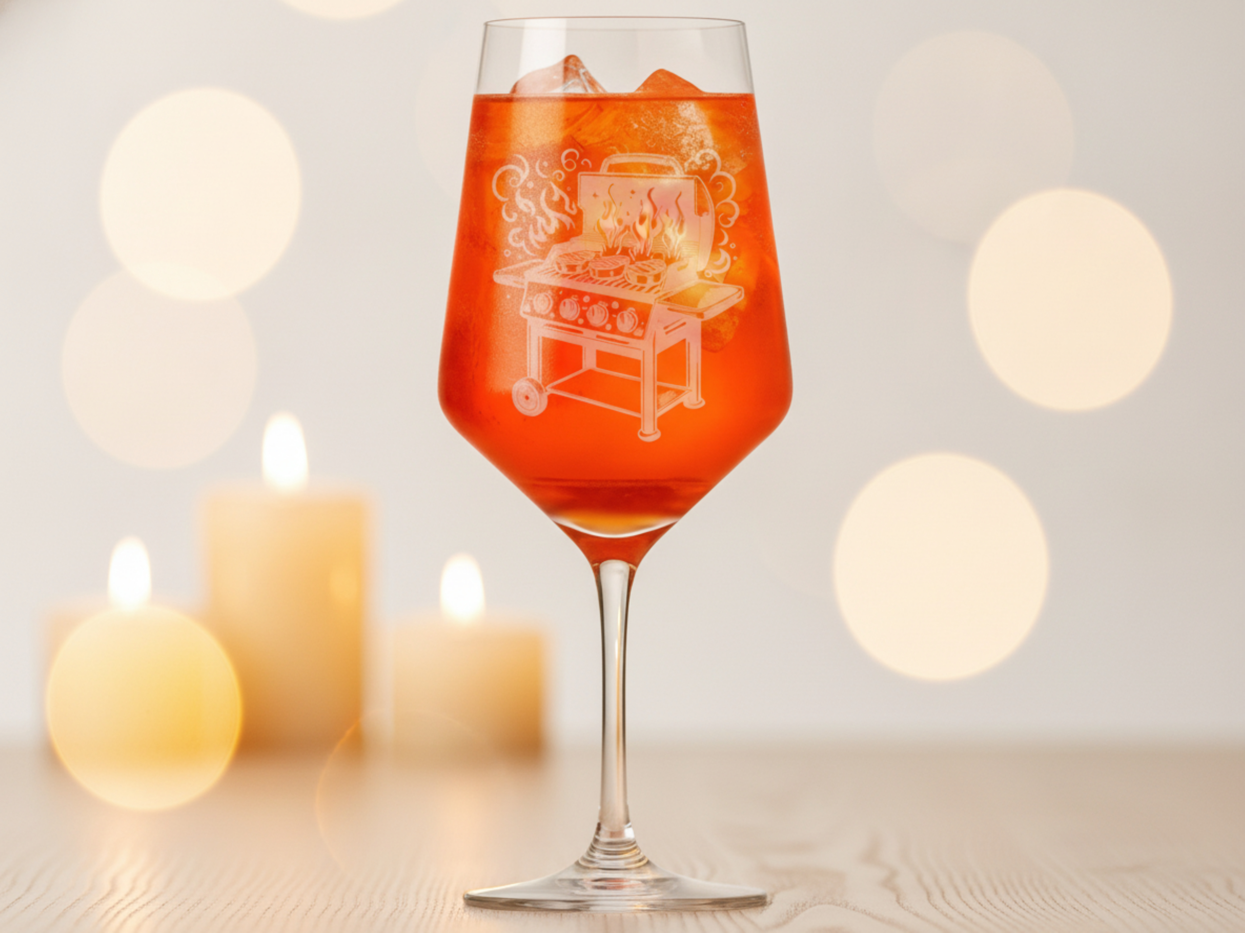 Weinglas 350 ml für Grillpartys und gesellige Abende elegantes spülmaschinenfestes Design - Vorschau 4