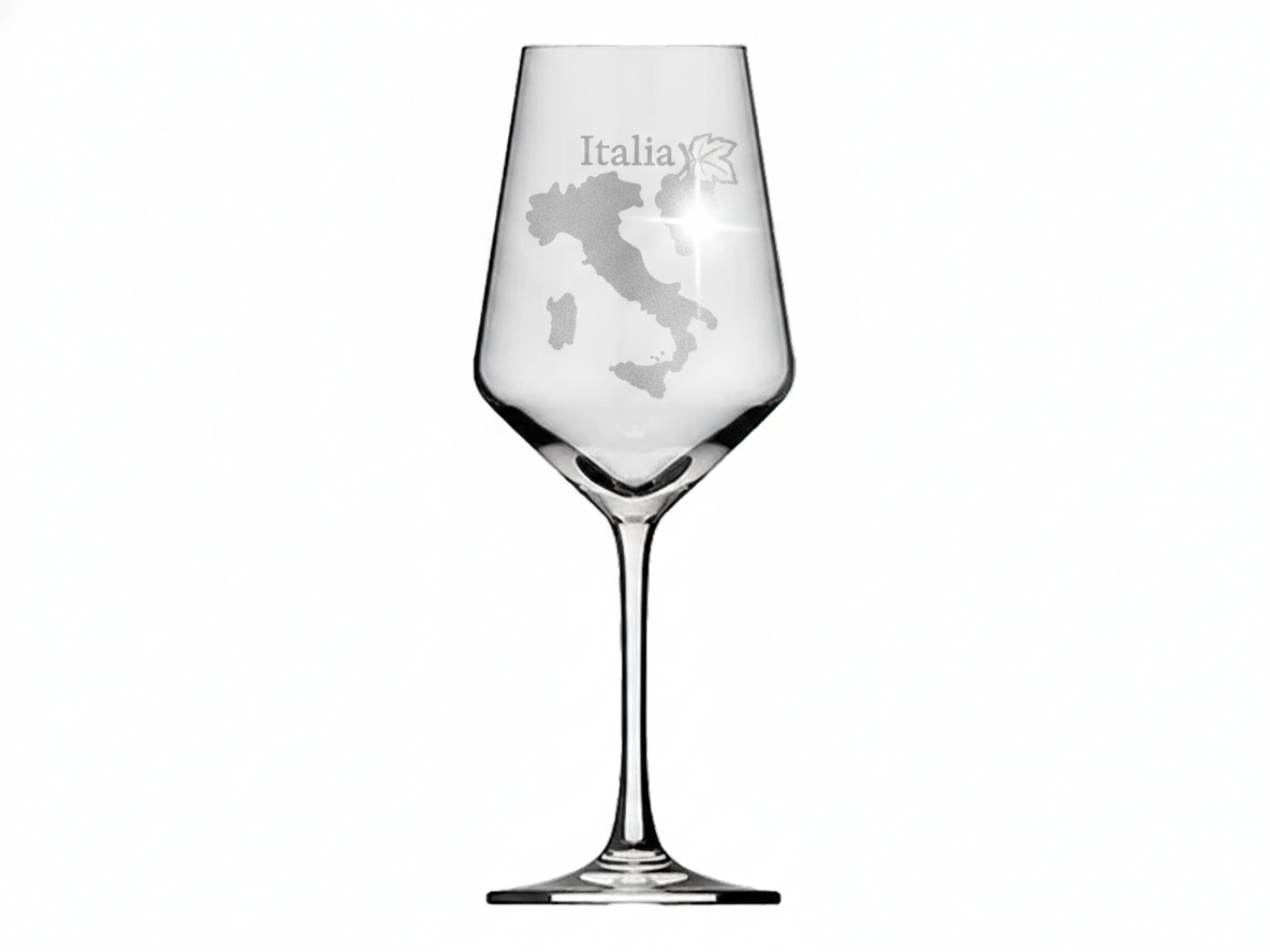 Weinglas mit Landkarte Italien elegante Gravur spülmaschinenfest multifunktional 350 ml - Vorschau 6