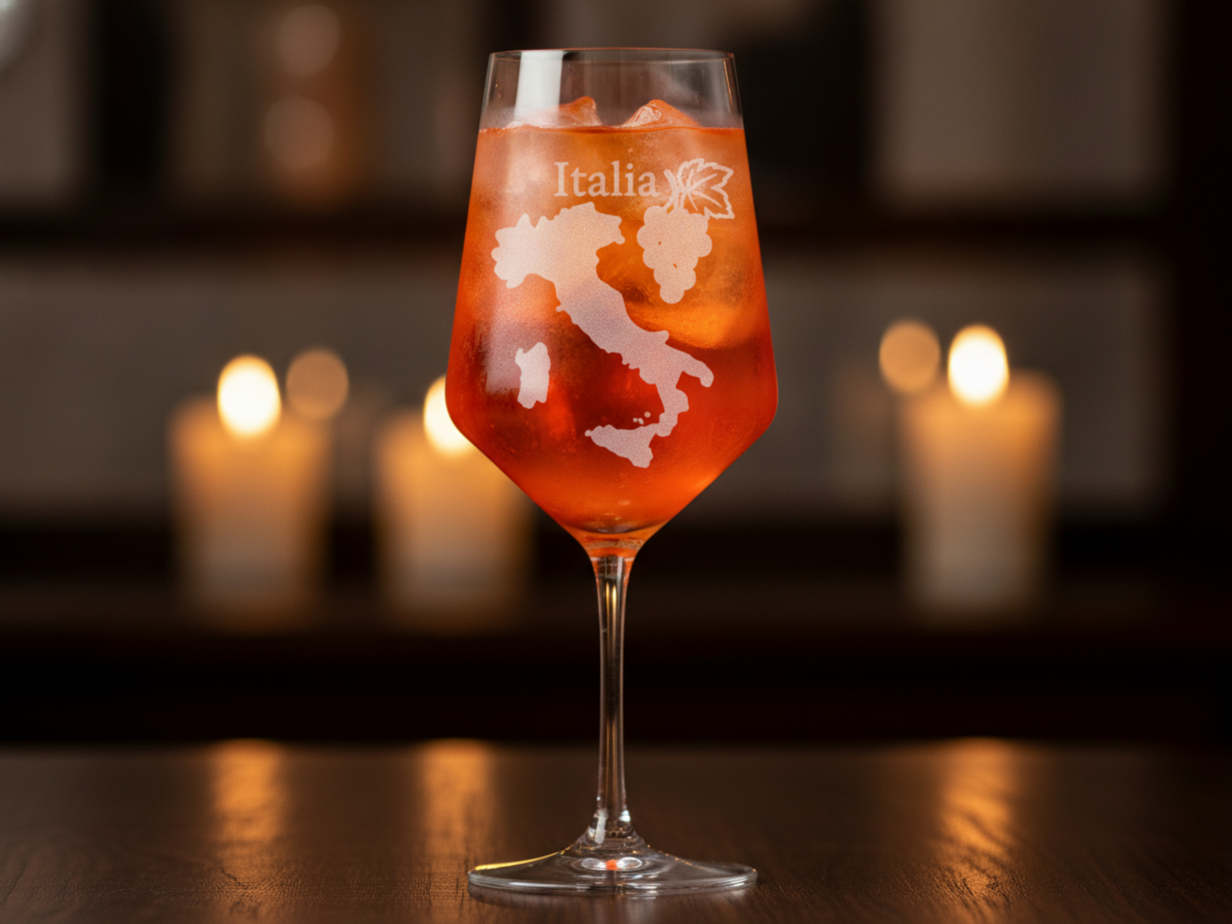 Weinglas mit Landkarte Italien elegante Gravur spülmaschinenfest multifunktional 350 ml - Vorschau 5