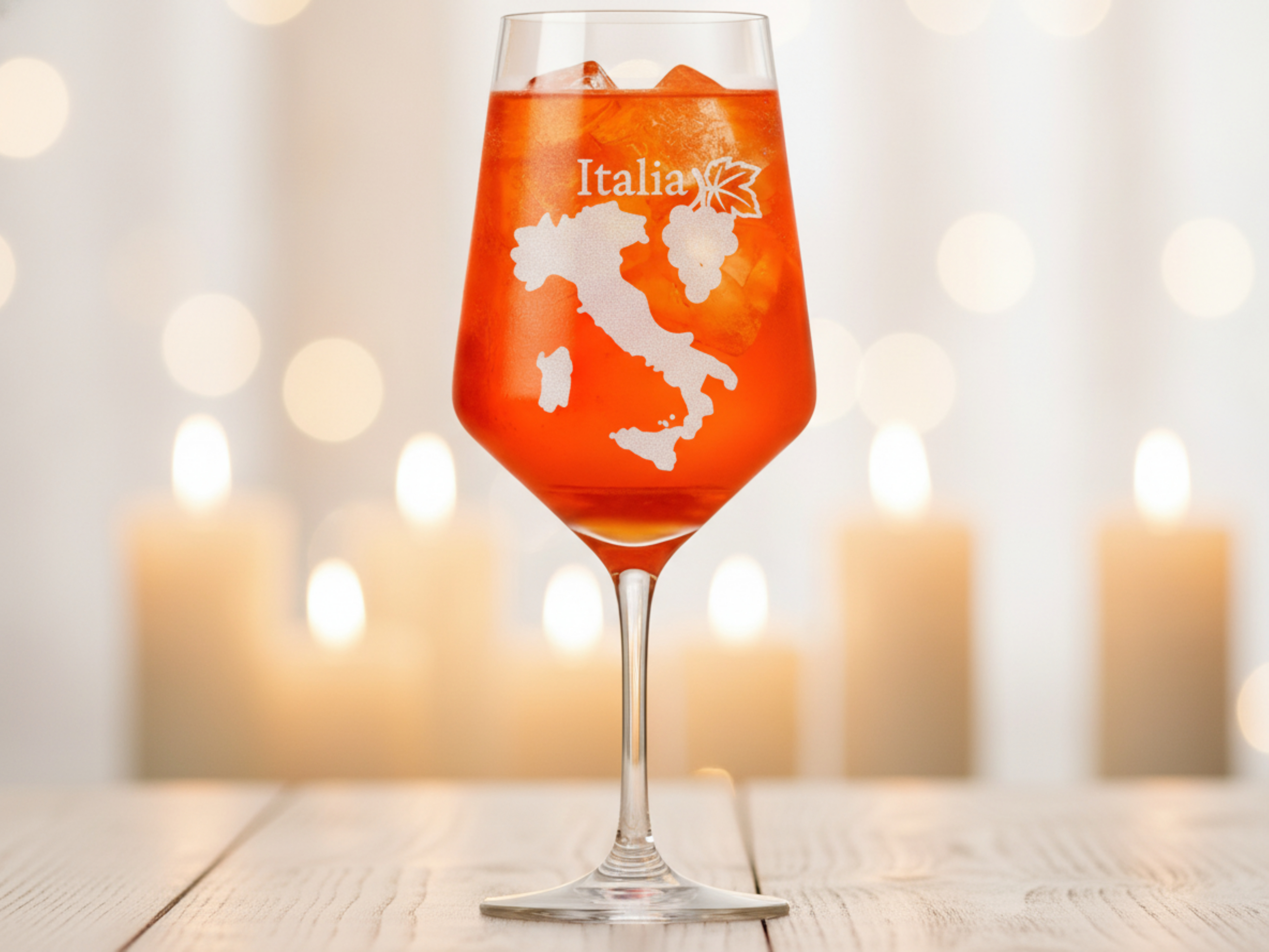 Weinglas mit Landkarte Italien elegante Gravur spülmaschinenfest multifunktional 350 ml - Vorschau 2