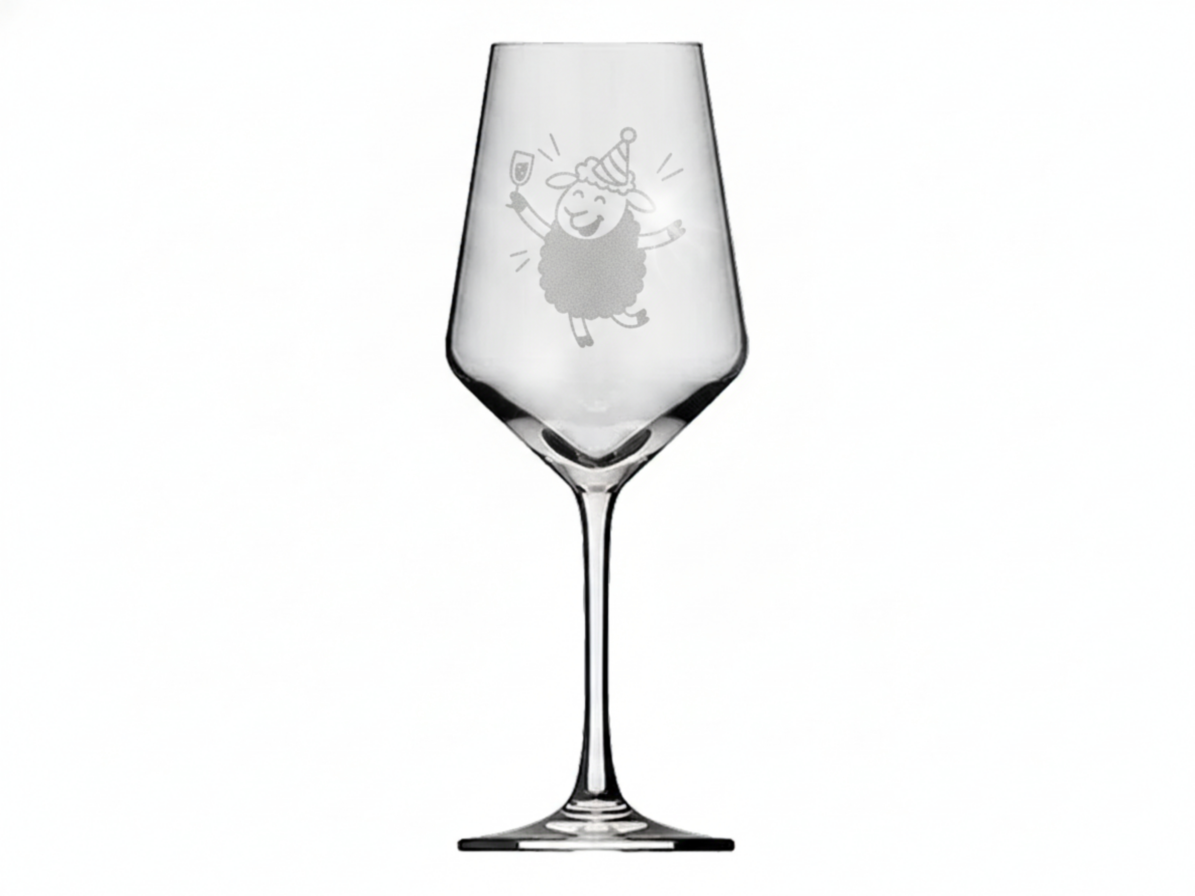 Weinglas Gravur Puppa Schaf 350ml spülmaschinenfest für stilvolle Momente - Vorschau 6