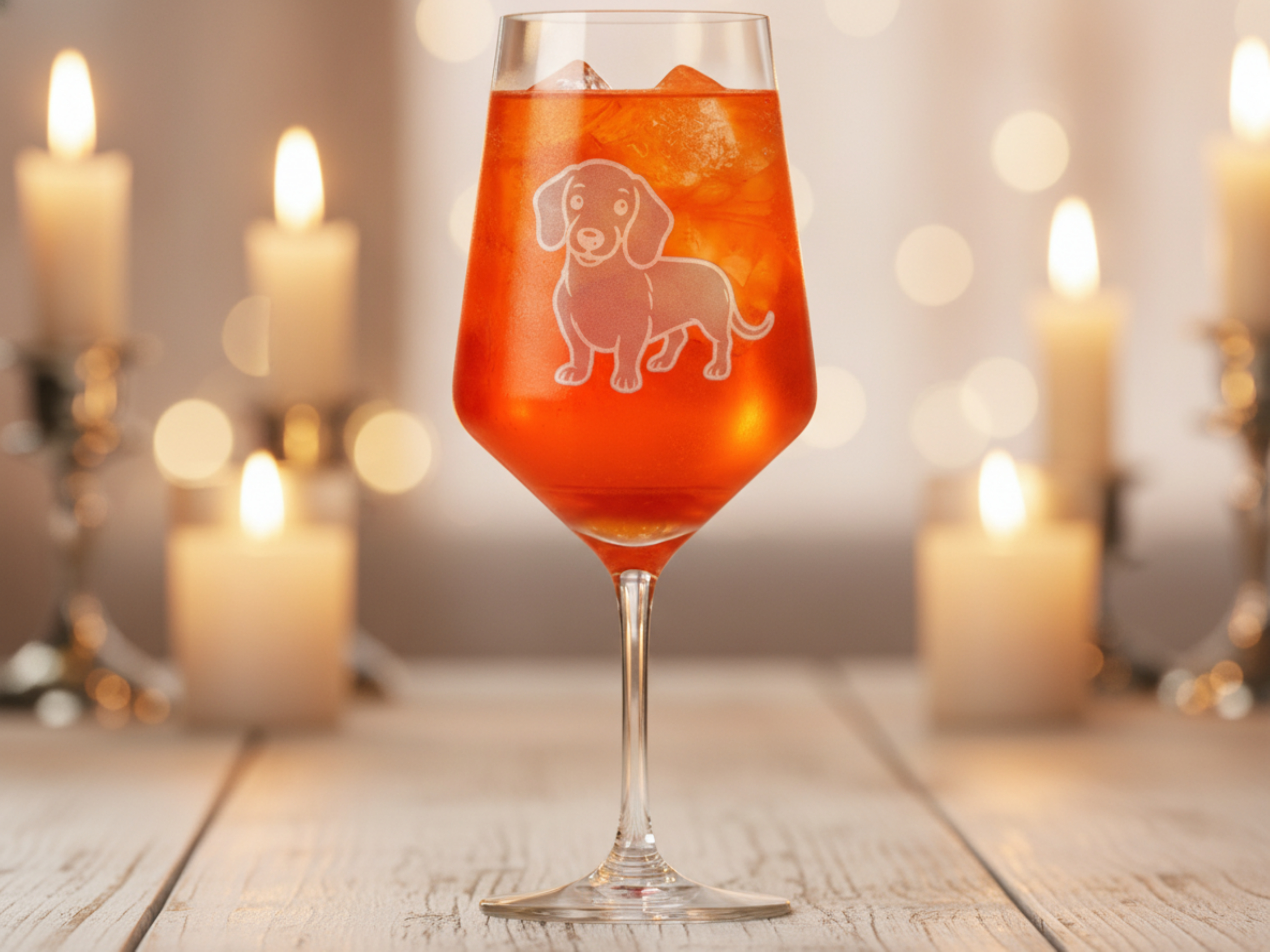 1x Dackel Weinglas vollgraviersicher spülmaschinenfest ideal zum entspannten Trinken - Vorschau 2