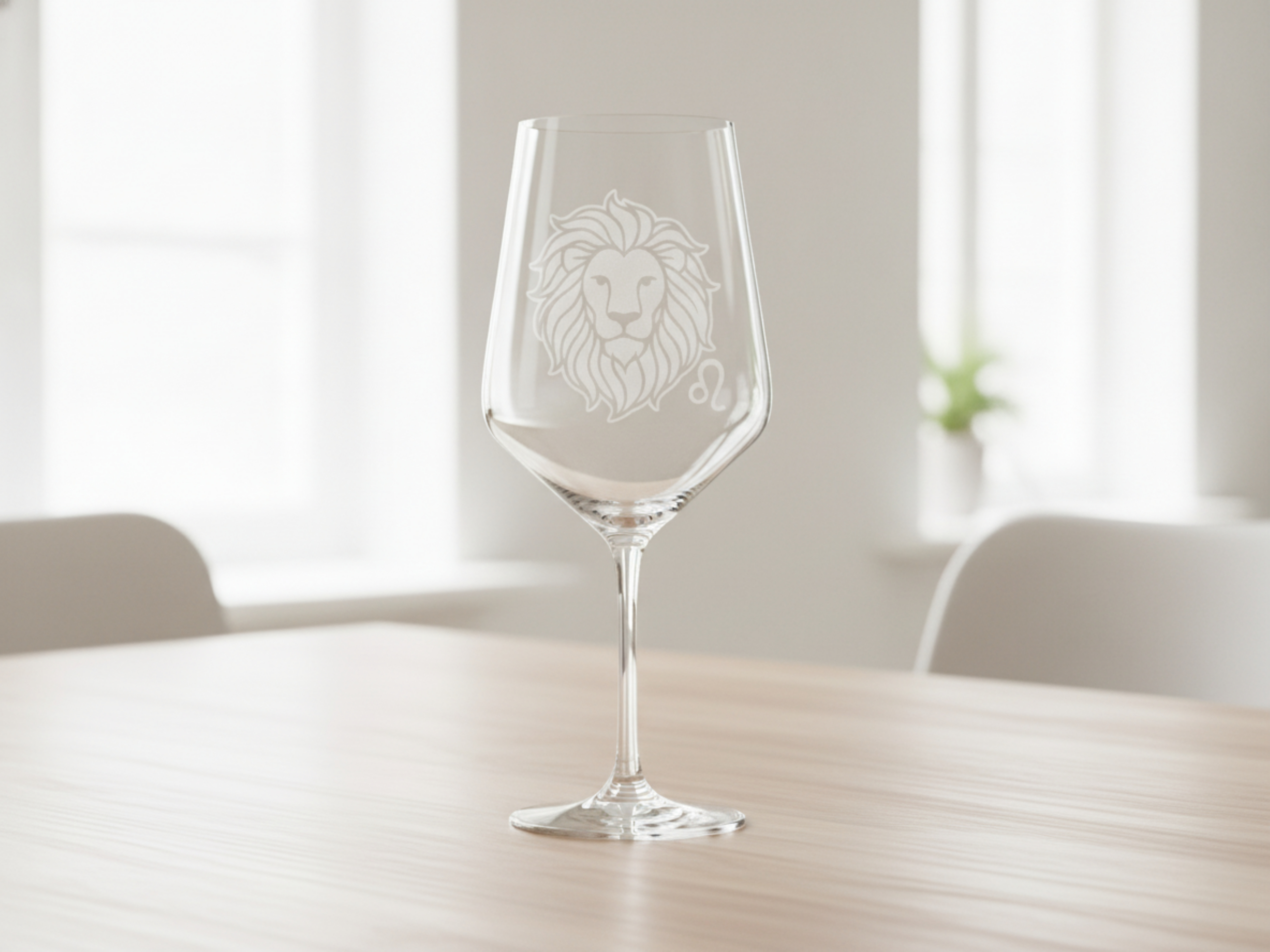 Weinglas Sternzeichen Löwe 350ml - stilvolles spülmaschinenfestes Glas mit Gravur für Genießer - Vorschau 2