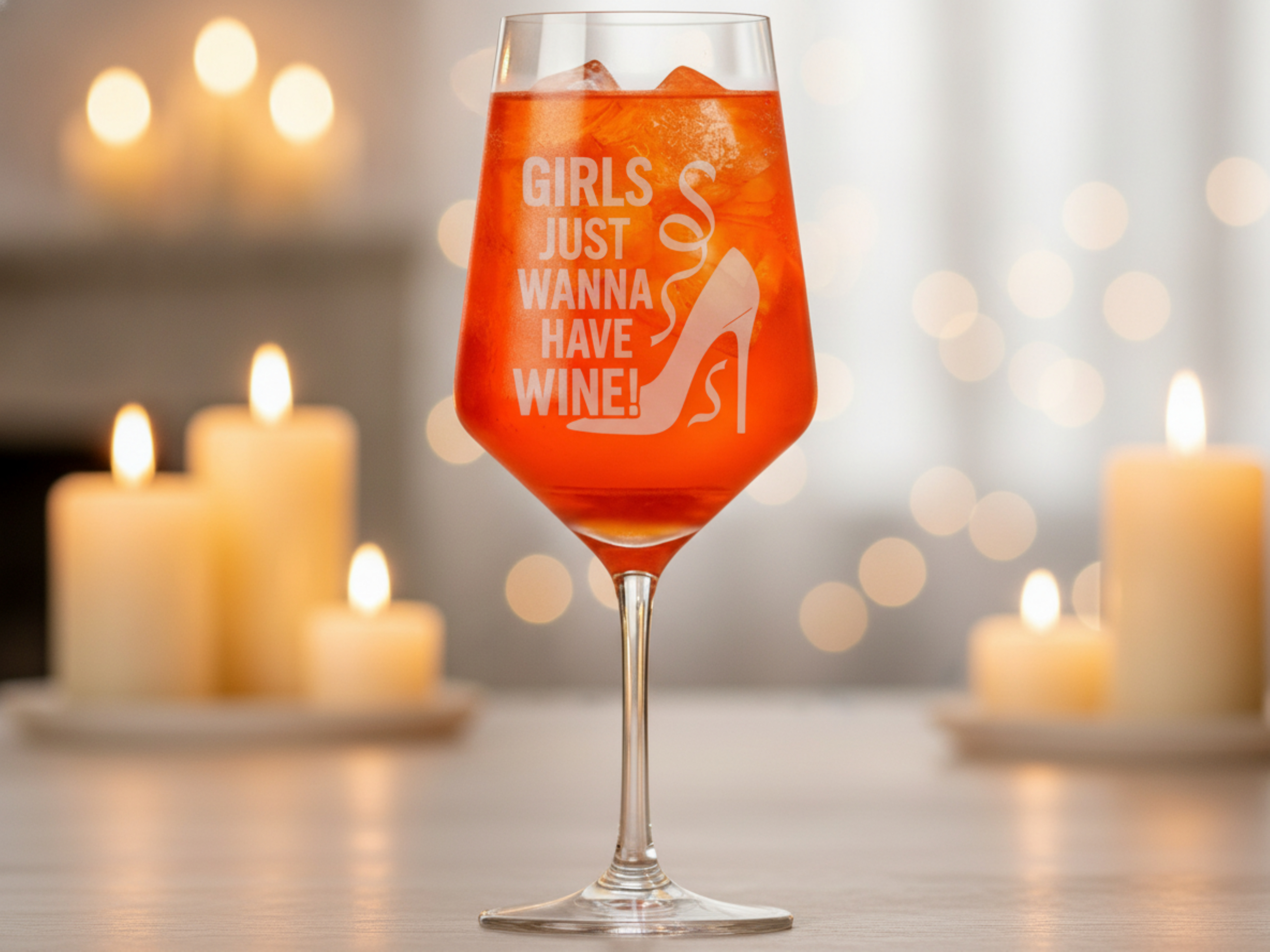 Weinglas mit Gravur Girls just wanna have wine 350ml spülmaschinenfest für gesellige Abende - Vorschau 2
