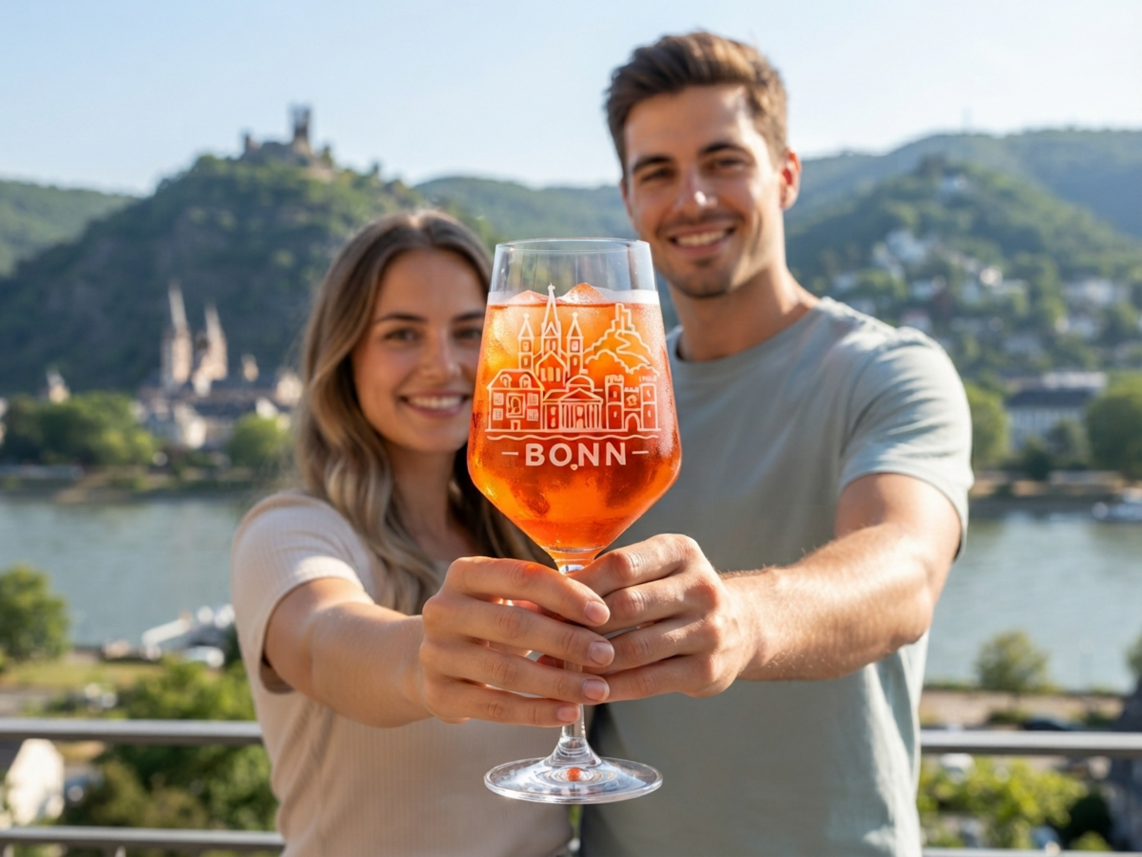 Weinglas Gravur Bonn 350ml spülmaschinenfest hochwertig elegant und langlebig - Vorschau 4
