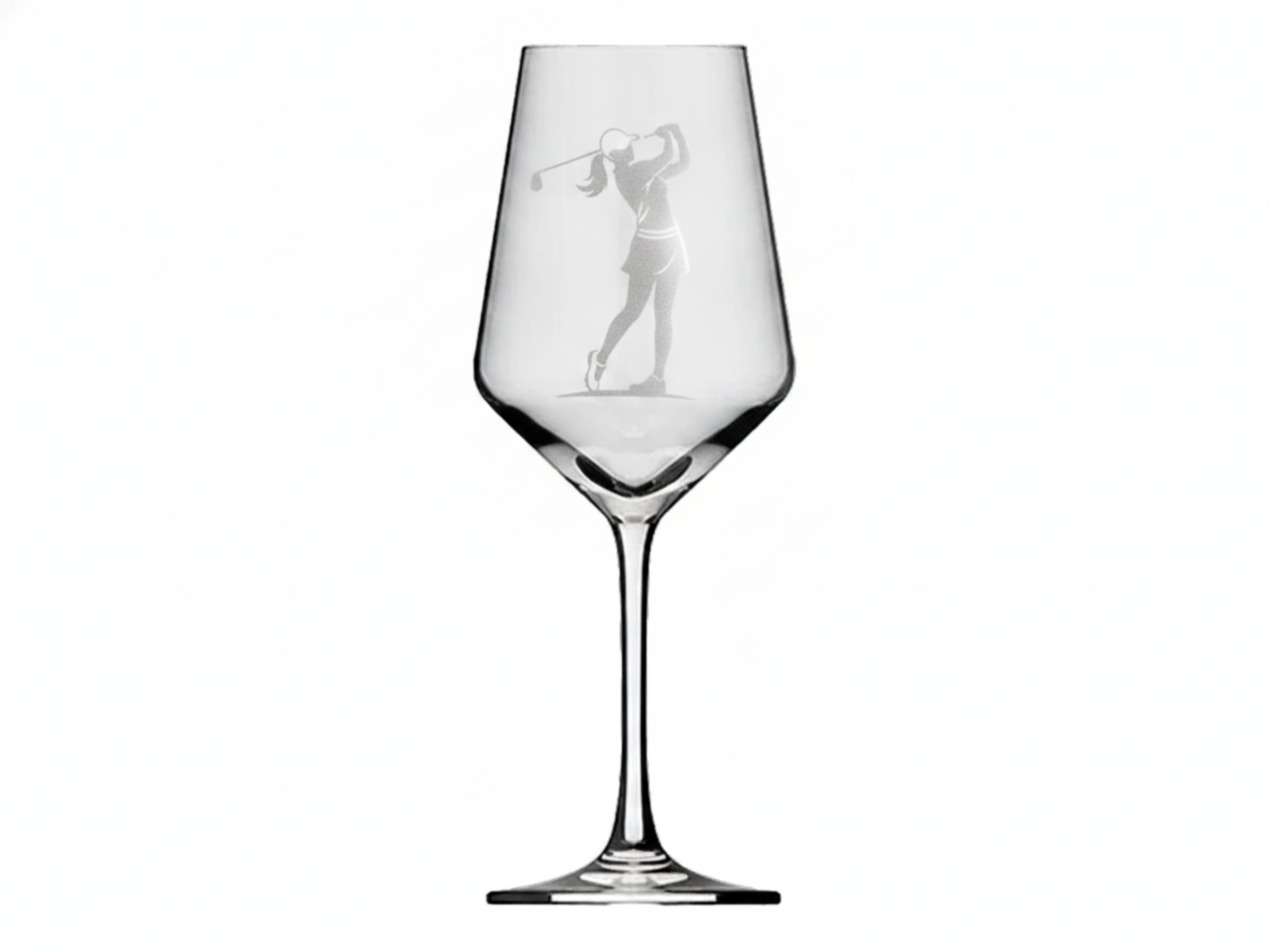 Elegantes Weinglas für Golferin spülmaschinenfest ideales Geschenk Borkum - Vorschau 6