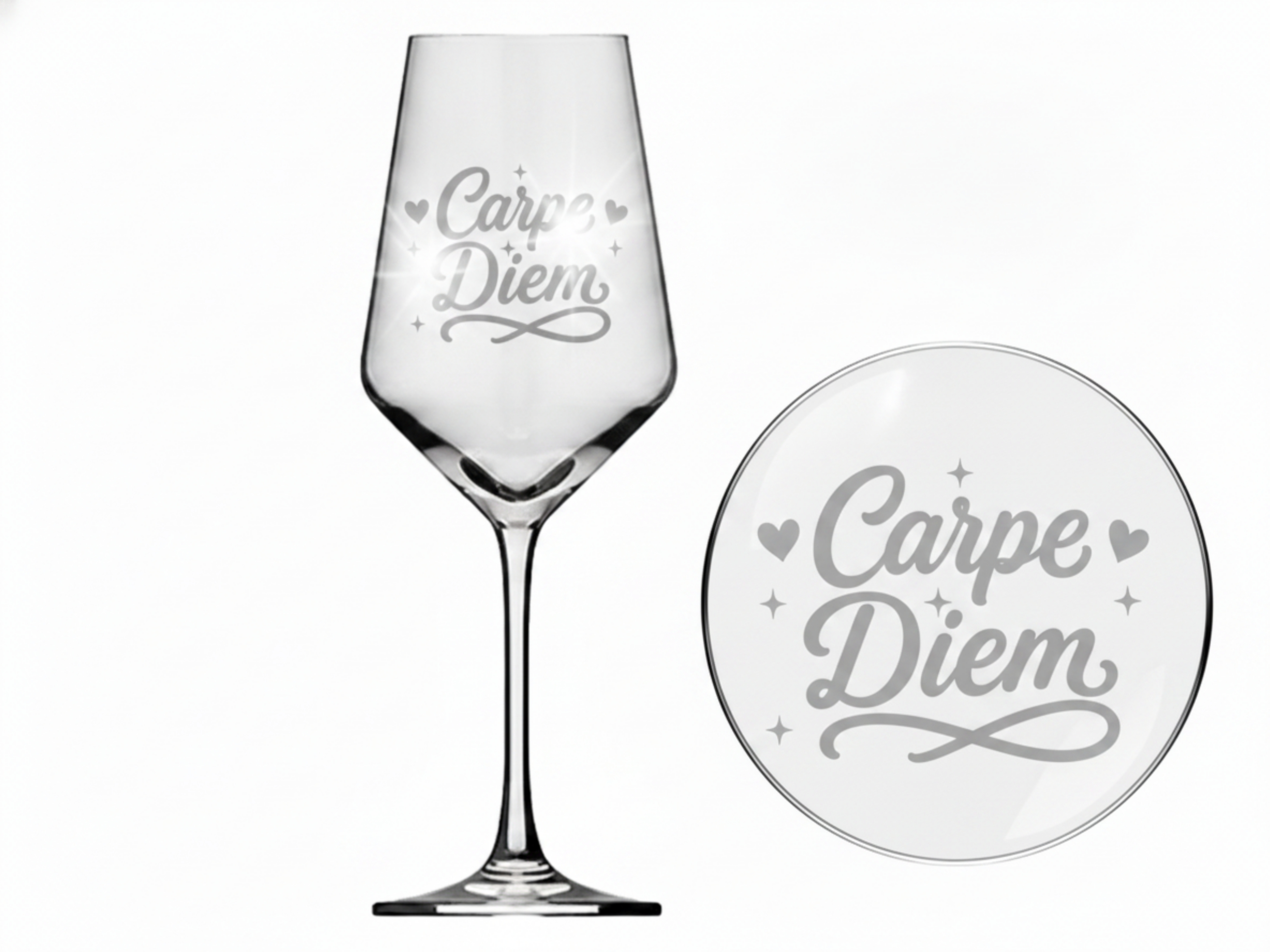 Weinglas Gravur Carpe Diem 350ml spülmaschinenfest und vielseitig einsetzbar