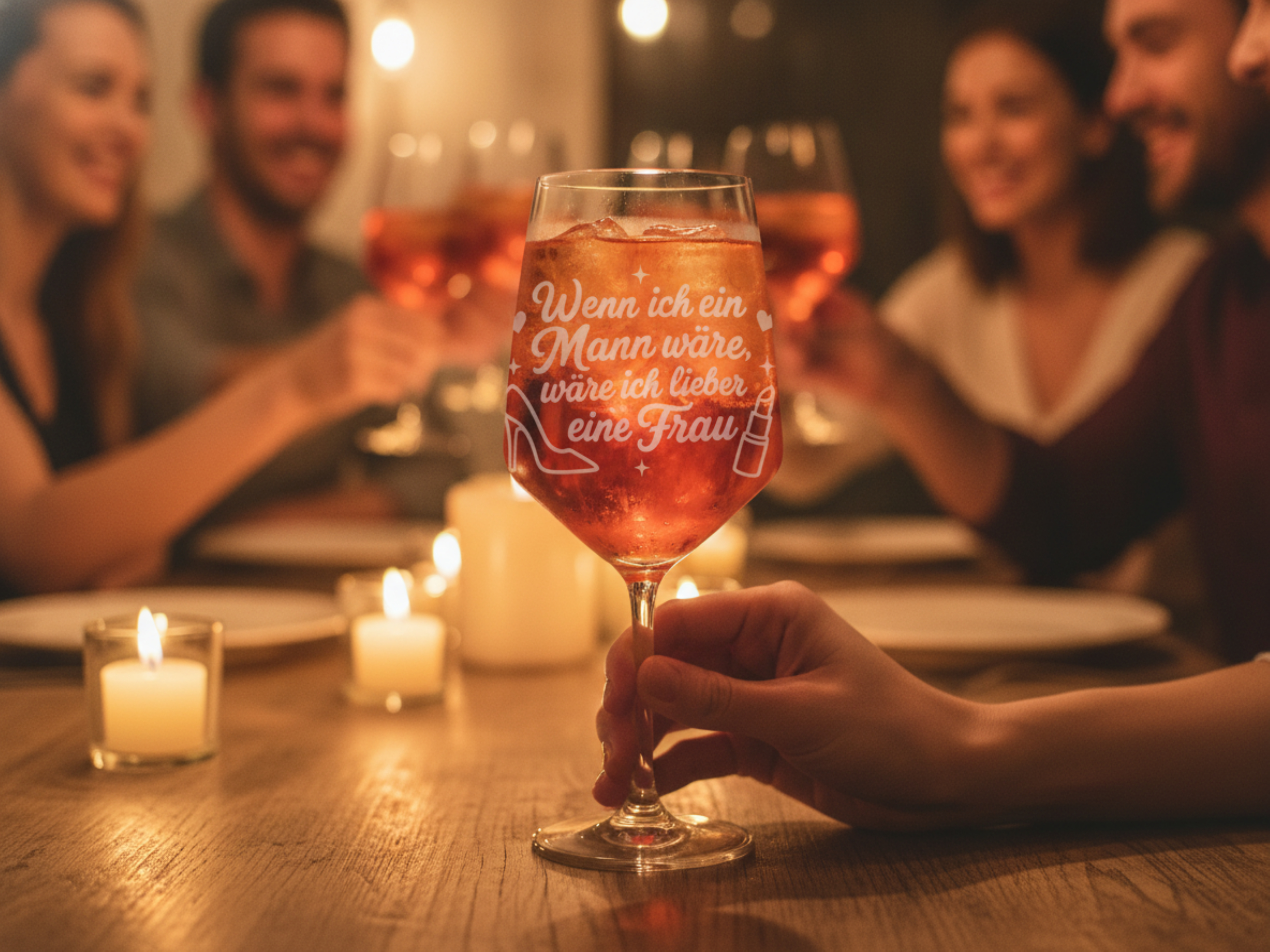 Weinglas Gravur Spruch Männer Frauen 350ml spülmaschinenfest Valhalla - Vorschau 3