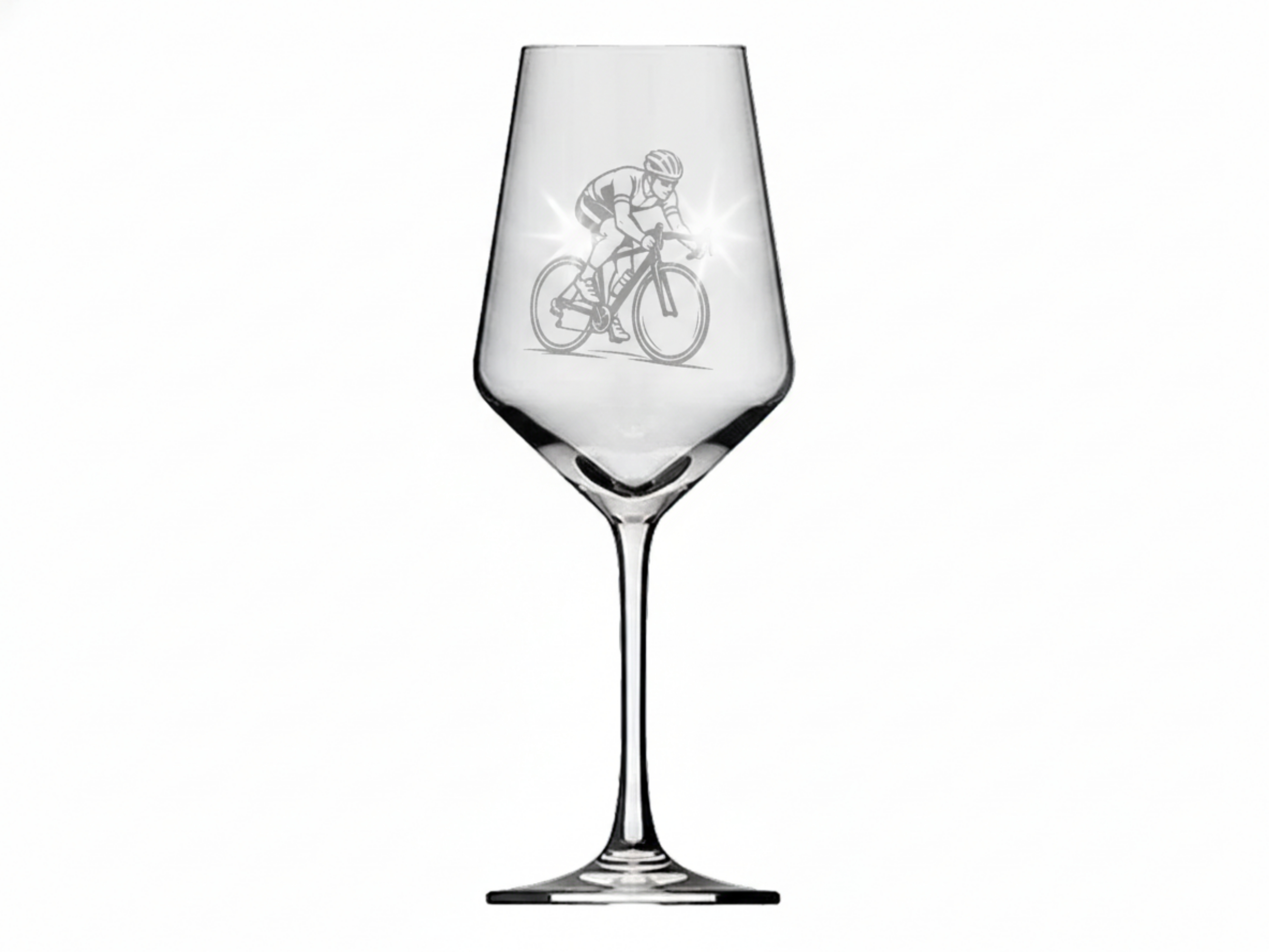Weinglas Gravur Roadbike Radsport 350ml spülmaschinenfest Valhalla Motiv - Vorschau 6