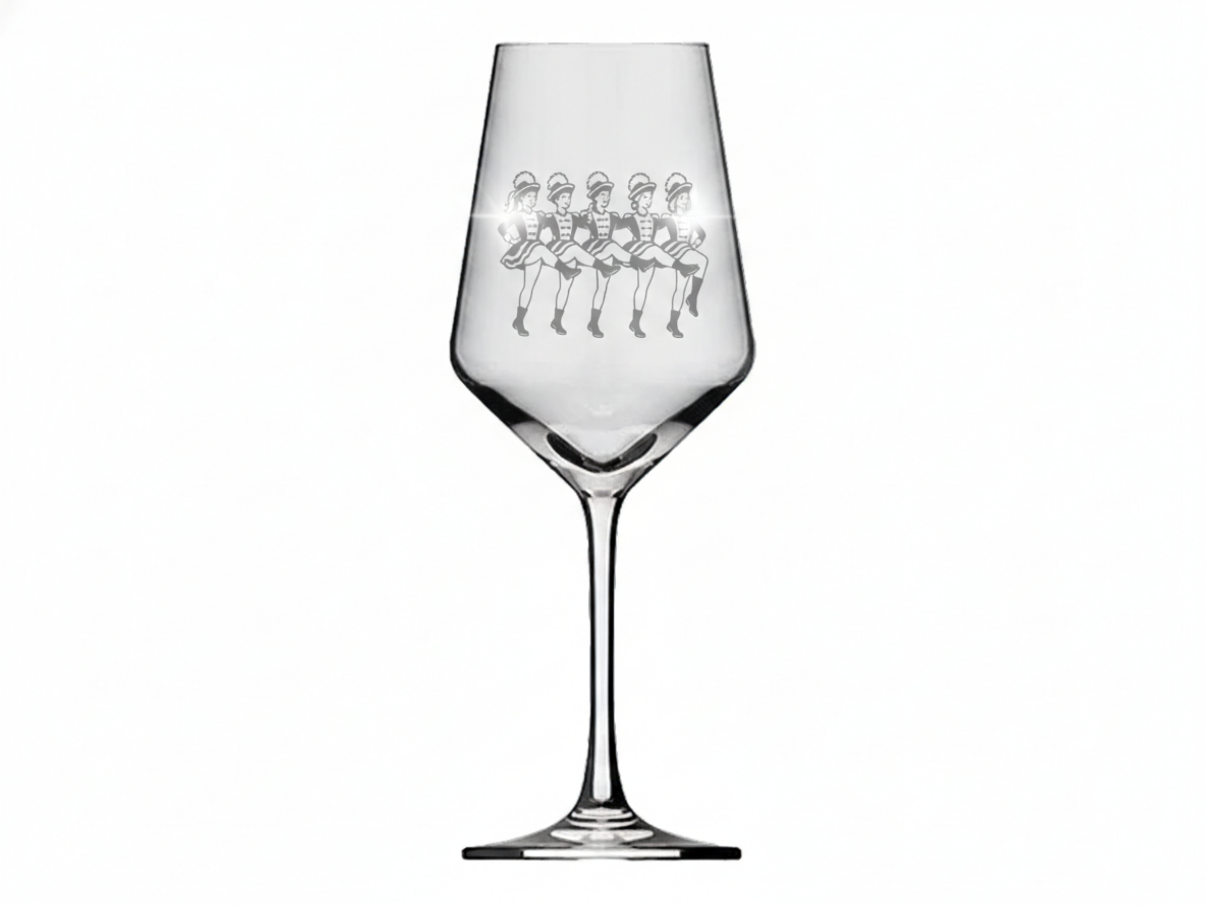 Weinglas Gravur Karneval Tanzgarde Funkemariechen 350ml spülmaschinenfest - Vorschau 6
