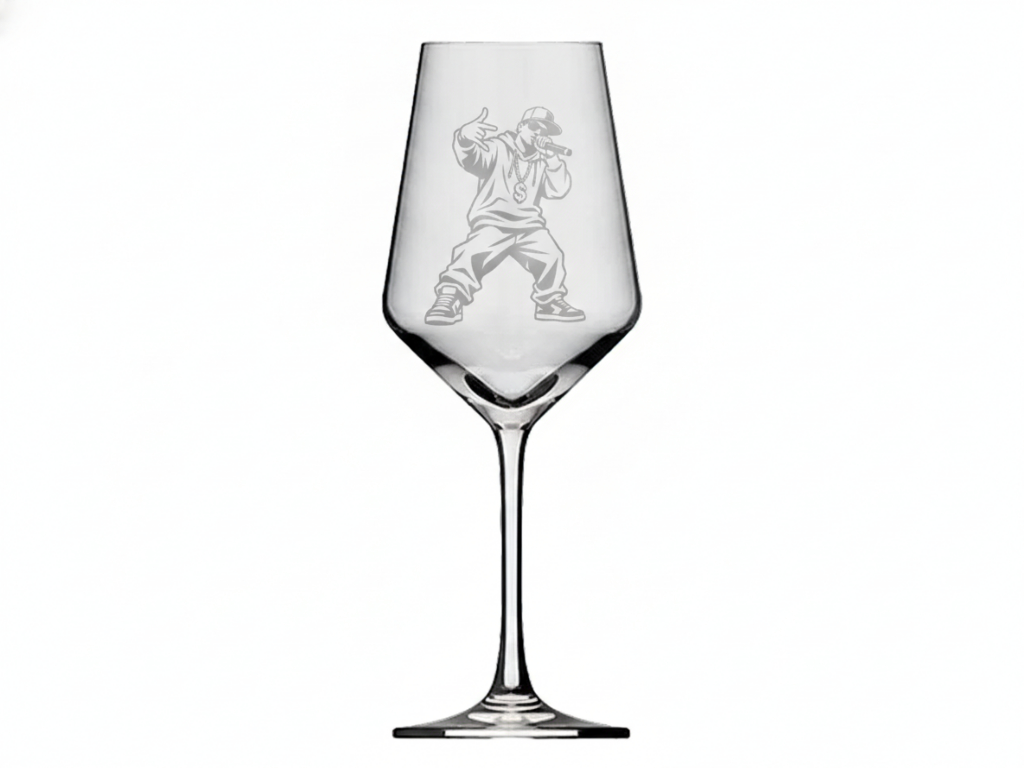 Weinglas Gravur Gangster Rapper 350ml spülmaschinenfest Valhalla Glas Trinkgefäß - Vorschau 6