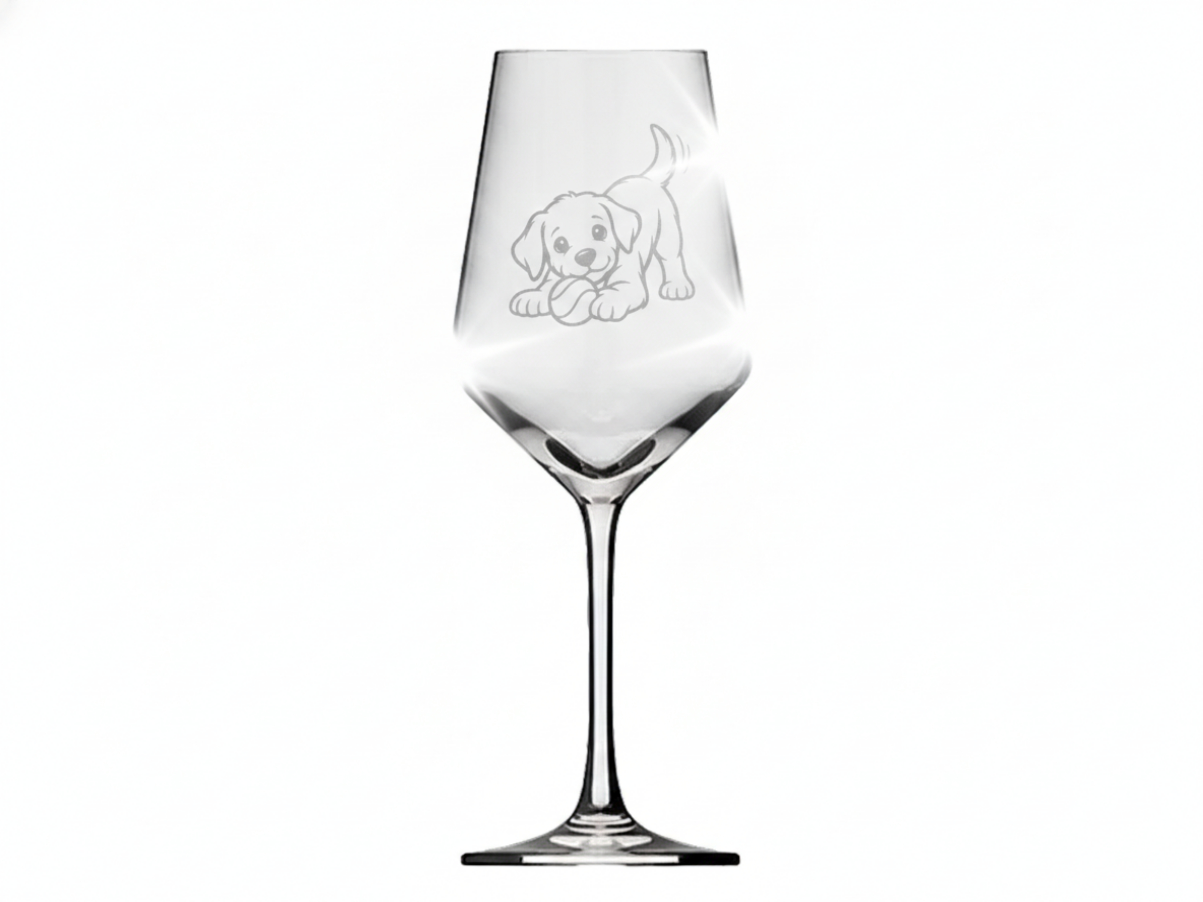 Weinglas Gravur Welpe Cookie 350ml spülmaschinenfest Valhalla transparent - Vorschau 6