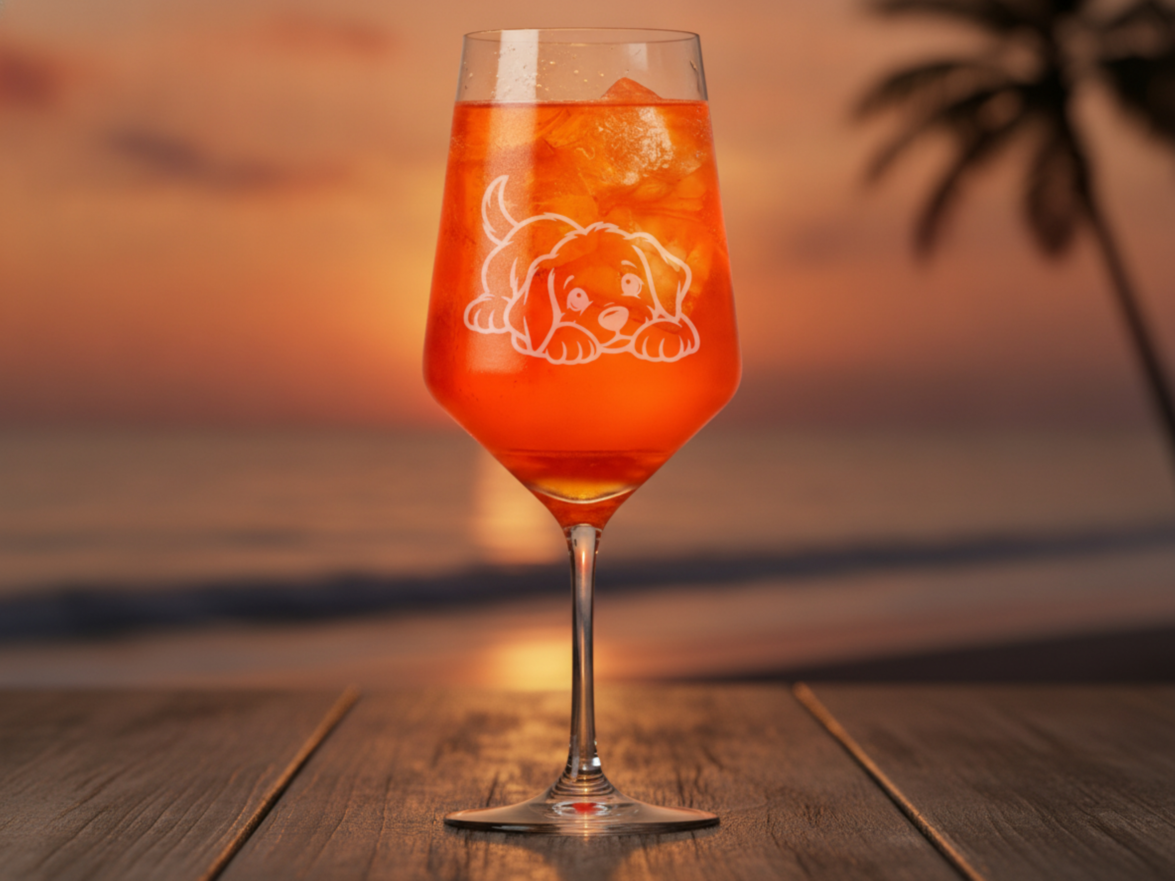 Weinglas Gravur Welpe Teddy 350ml spülmaschinenfest Valhalla Glas transparent - Vorschau 5