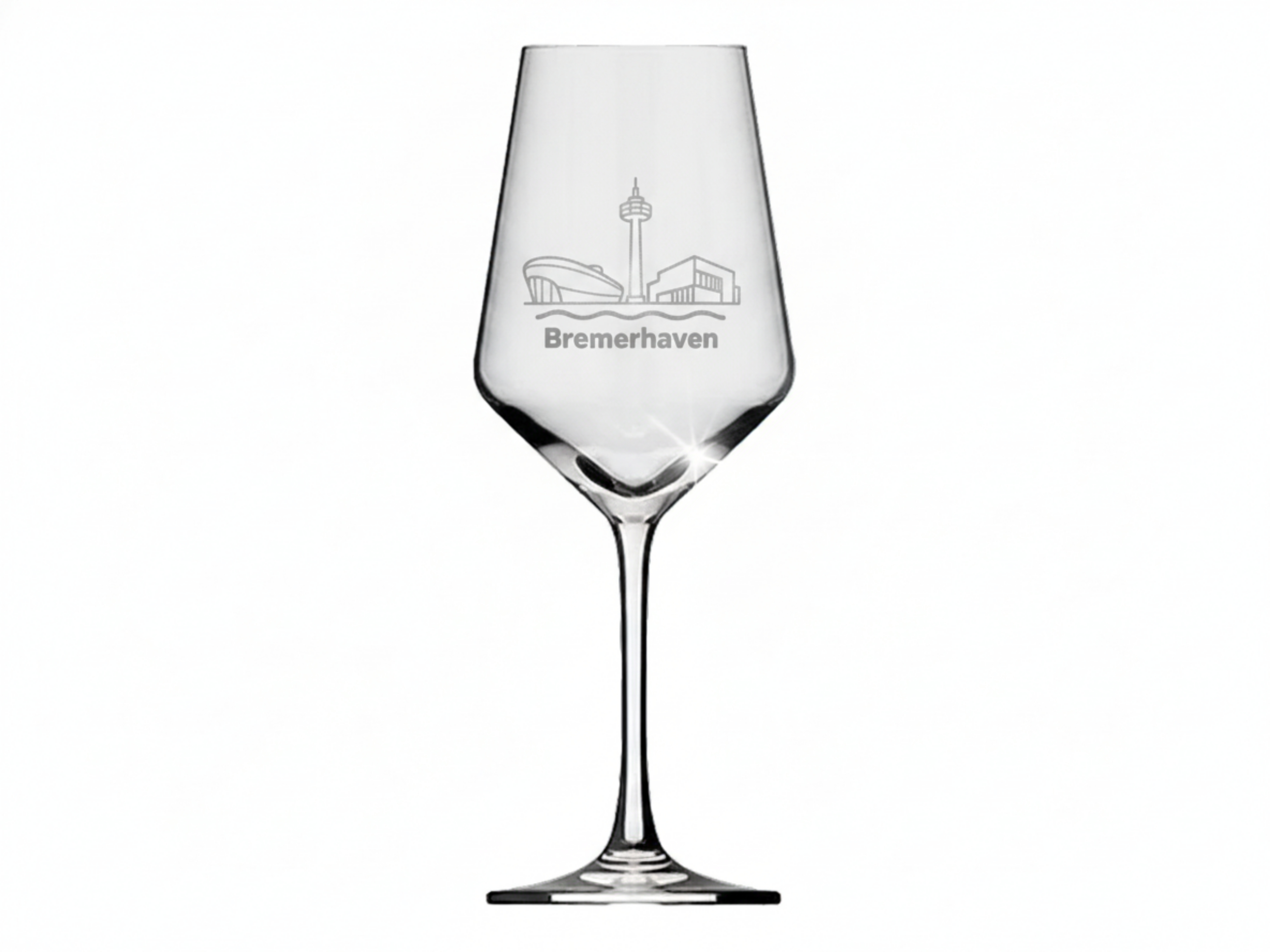 Weinglas Gravur Bremerhaven 350ml spülmaschinenfest Valhalla Design - Vorschau 6