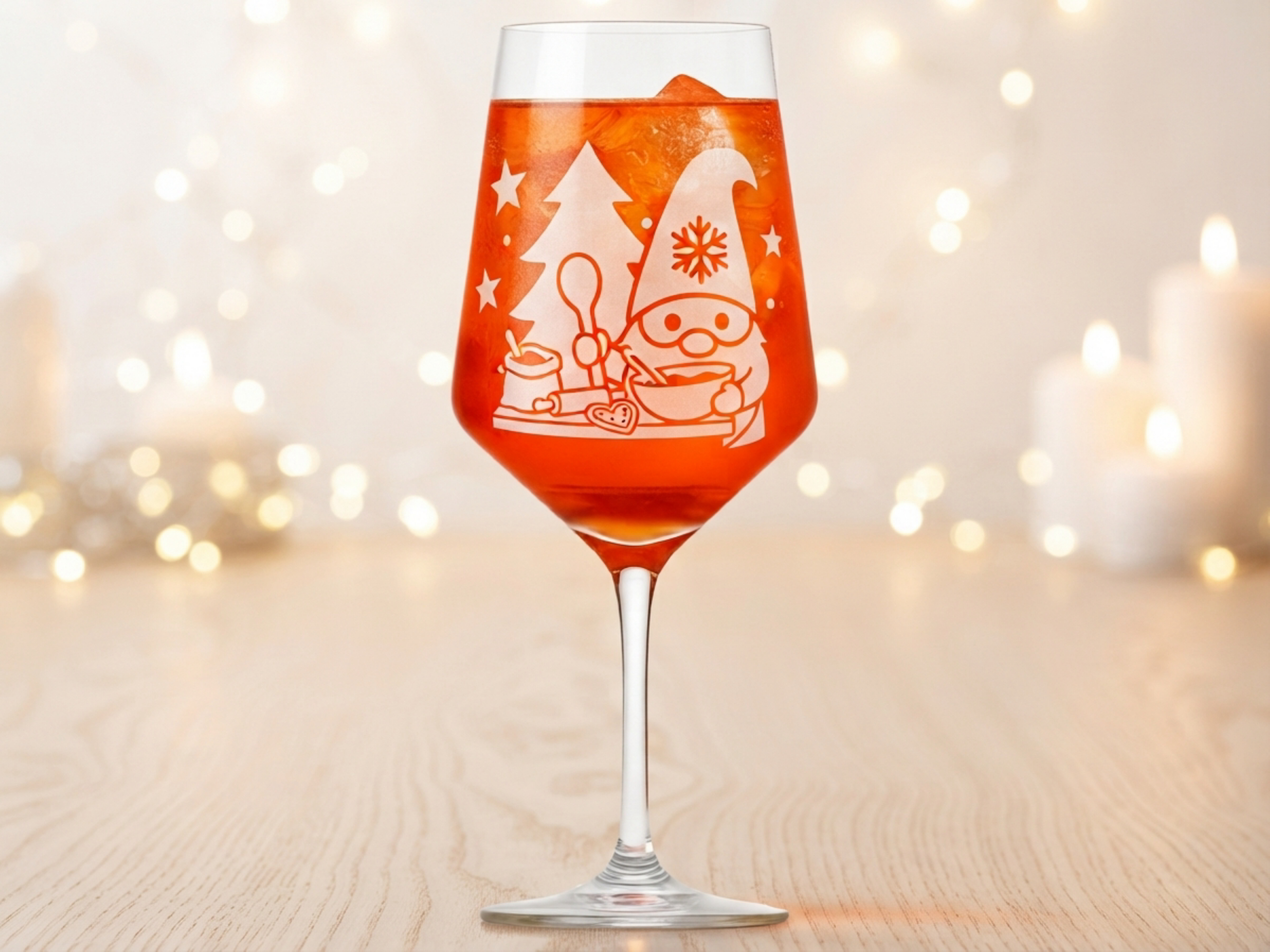 Weinglas Gravur Weihnachtswichtel backt 350ml-spülmaschinenfest Valhalla Glas - Vorschau 2