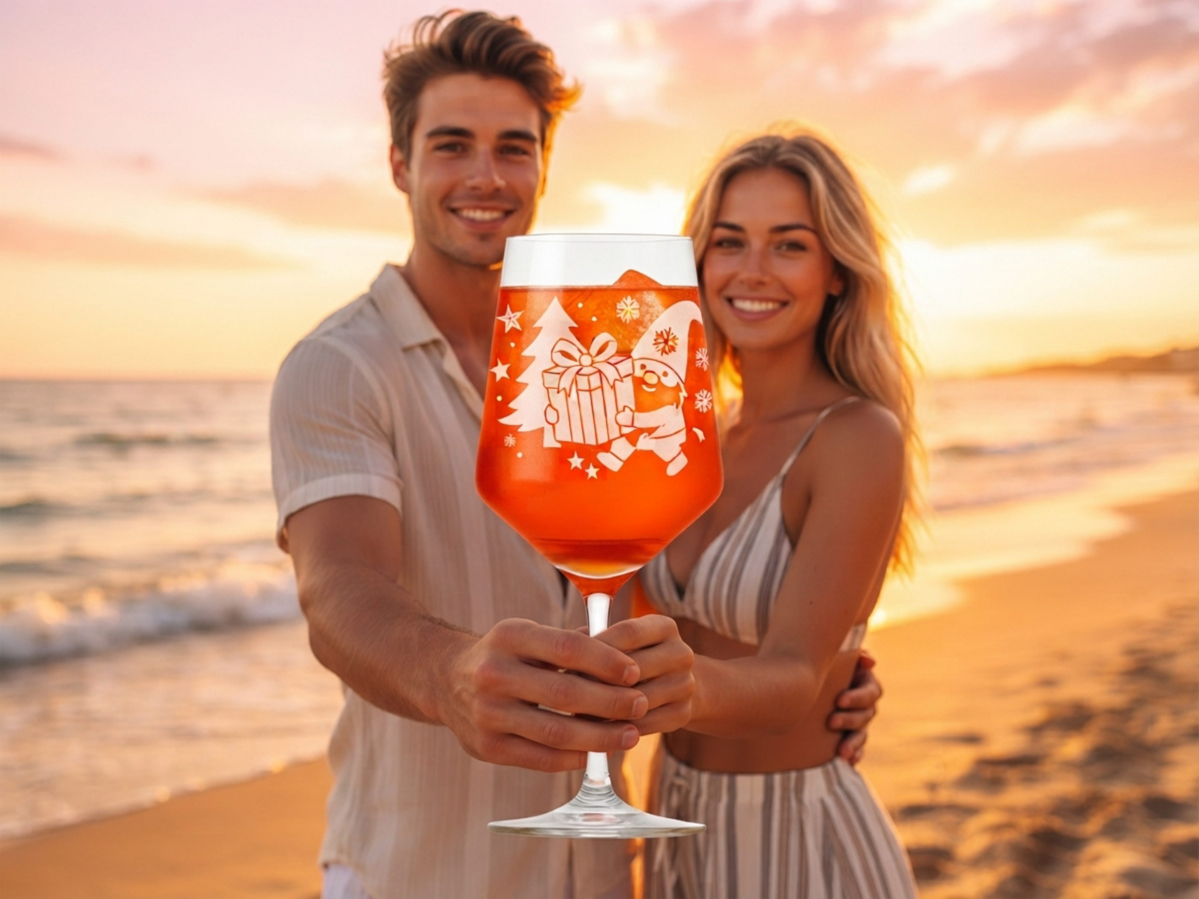 Weinglas Gravur Weinnachtswichtel mit Geschenk 350ml spülmaschinenfest Valhalla Glas - Vorschau 4