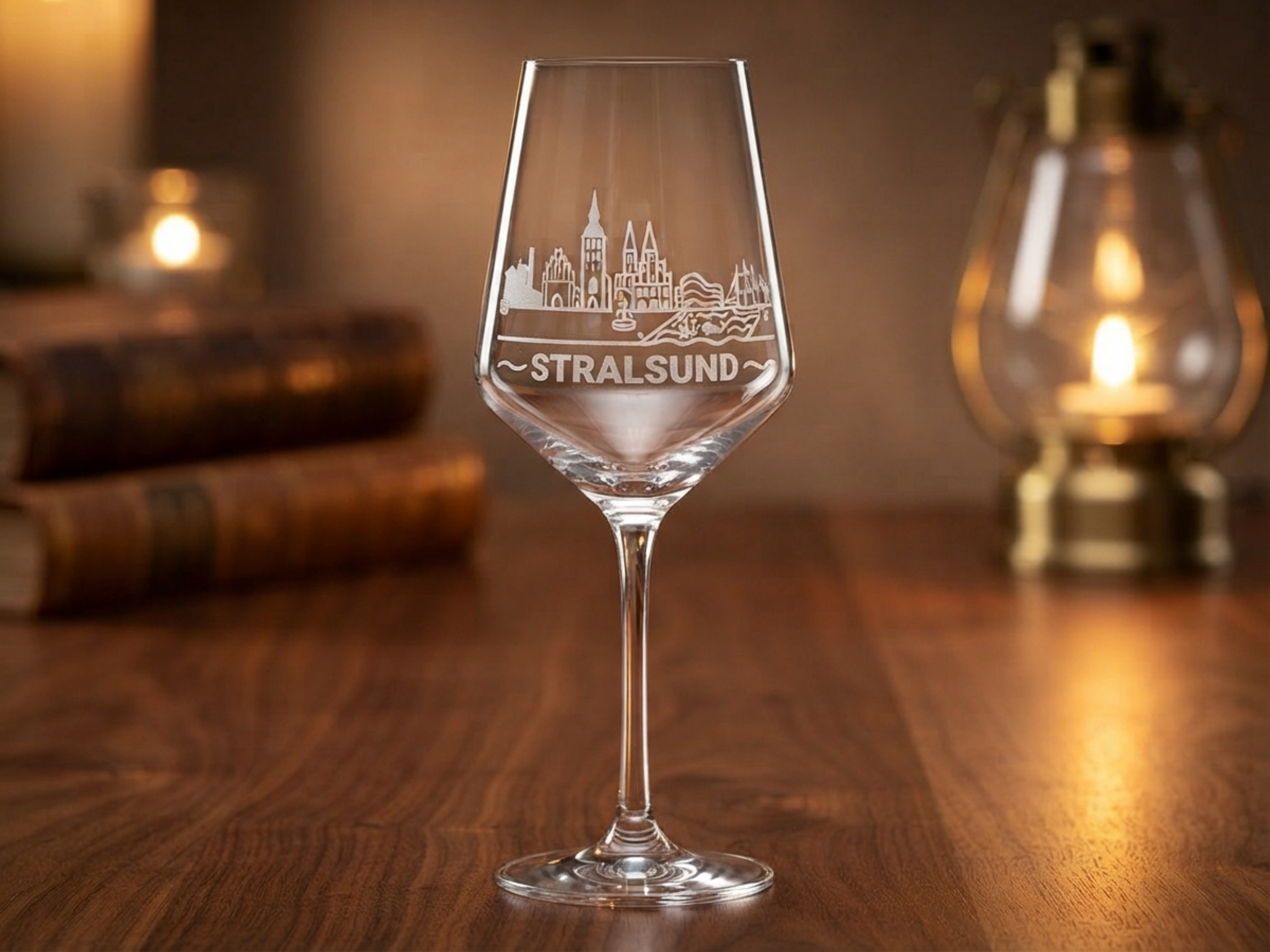 Weinglas Gravur Stralsund 350ml spülmaschinenfest-Valhalla-regionaler Bezug - Vorschau 7