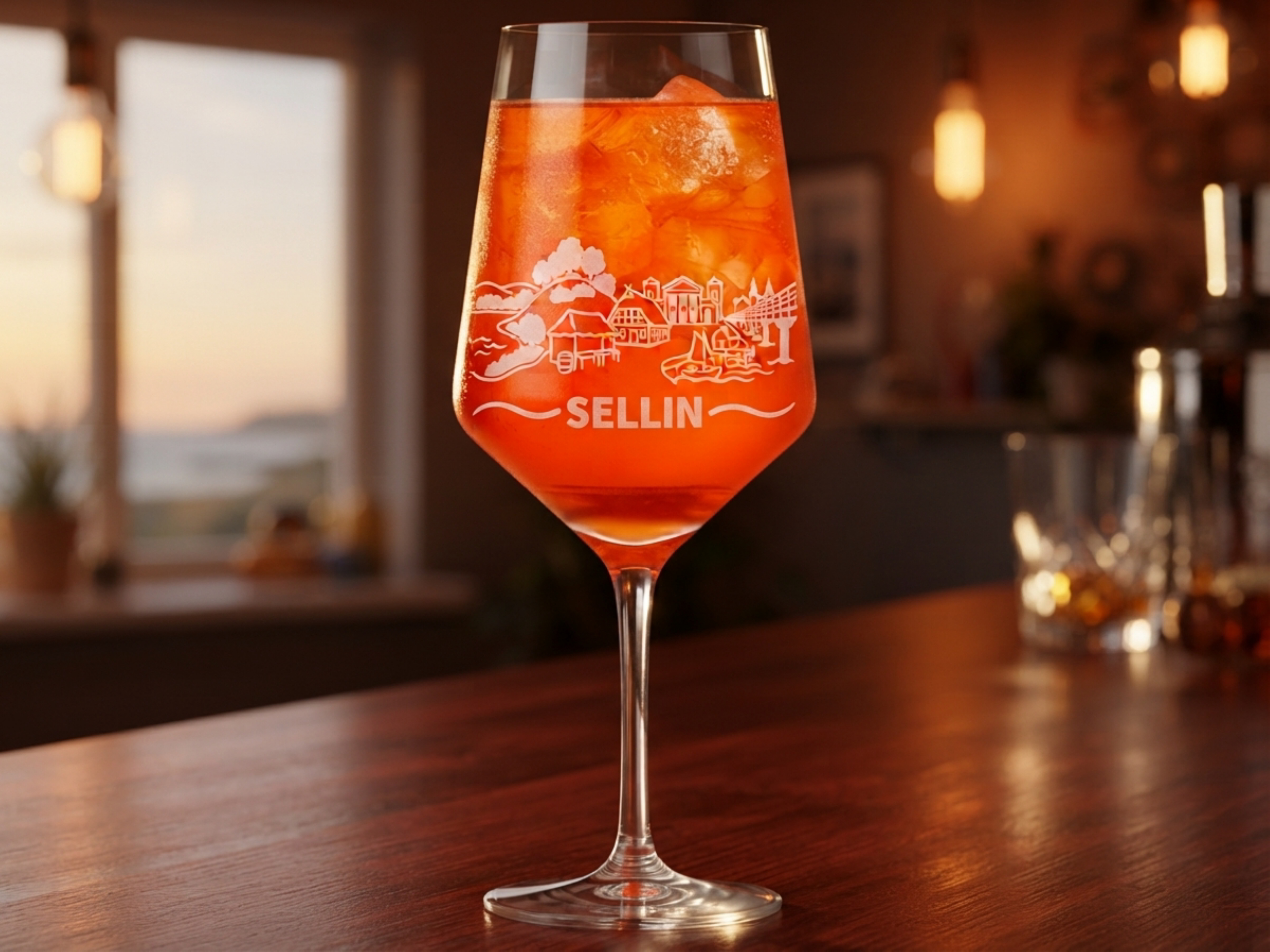 Weinglas Gravur Sellin 350ml Valhalla spülmaschinenfest dauerhaft transparent - Vorschau 3
