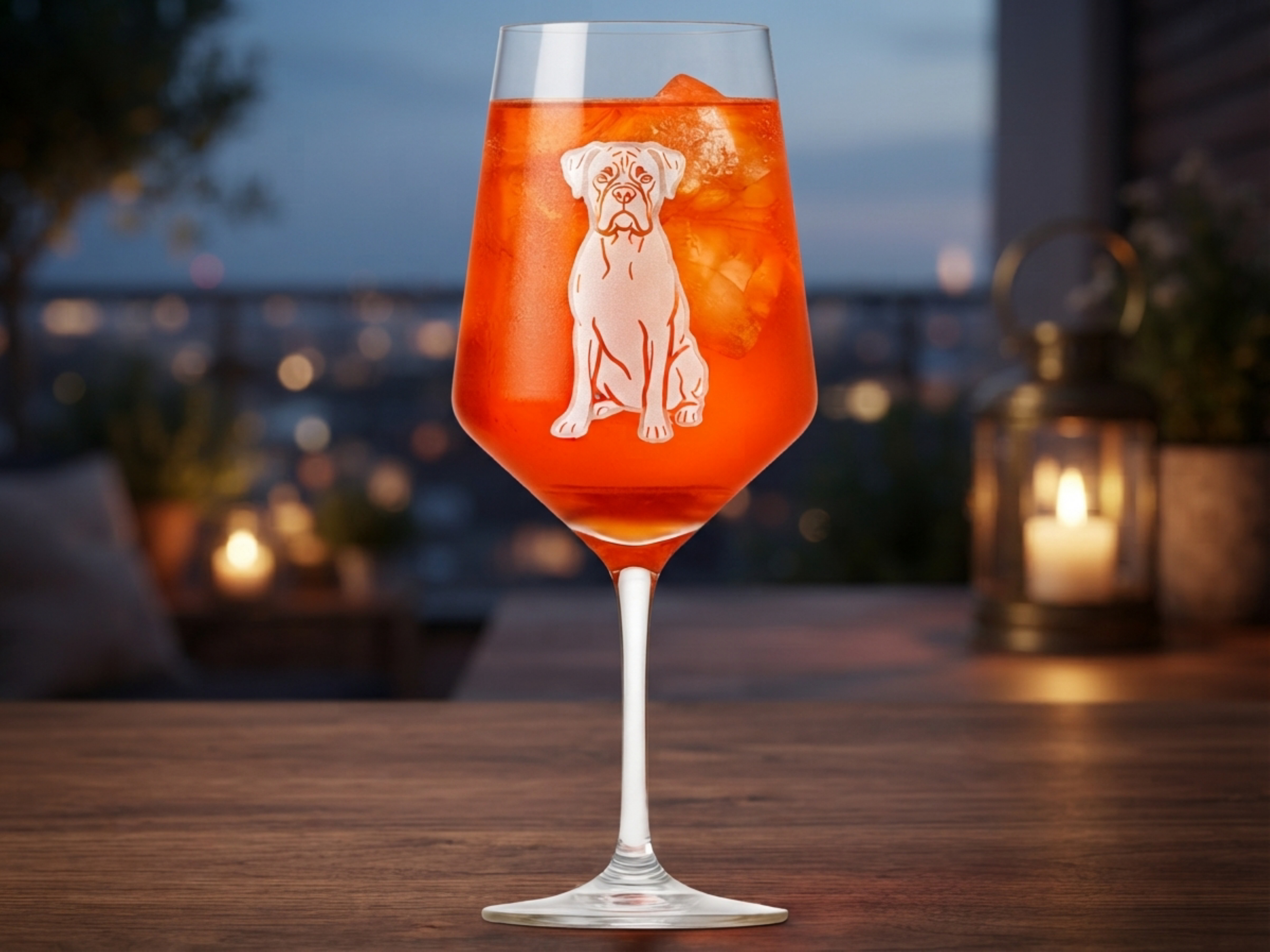 Weinglas Gravur Deutscher Boxer 350ml spülmaschinenfest - Vorschau 5