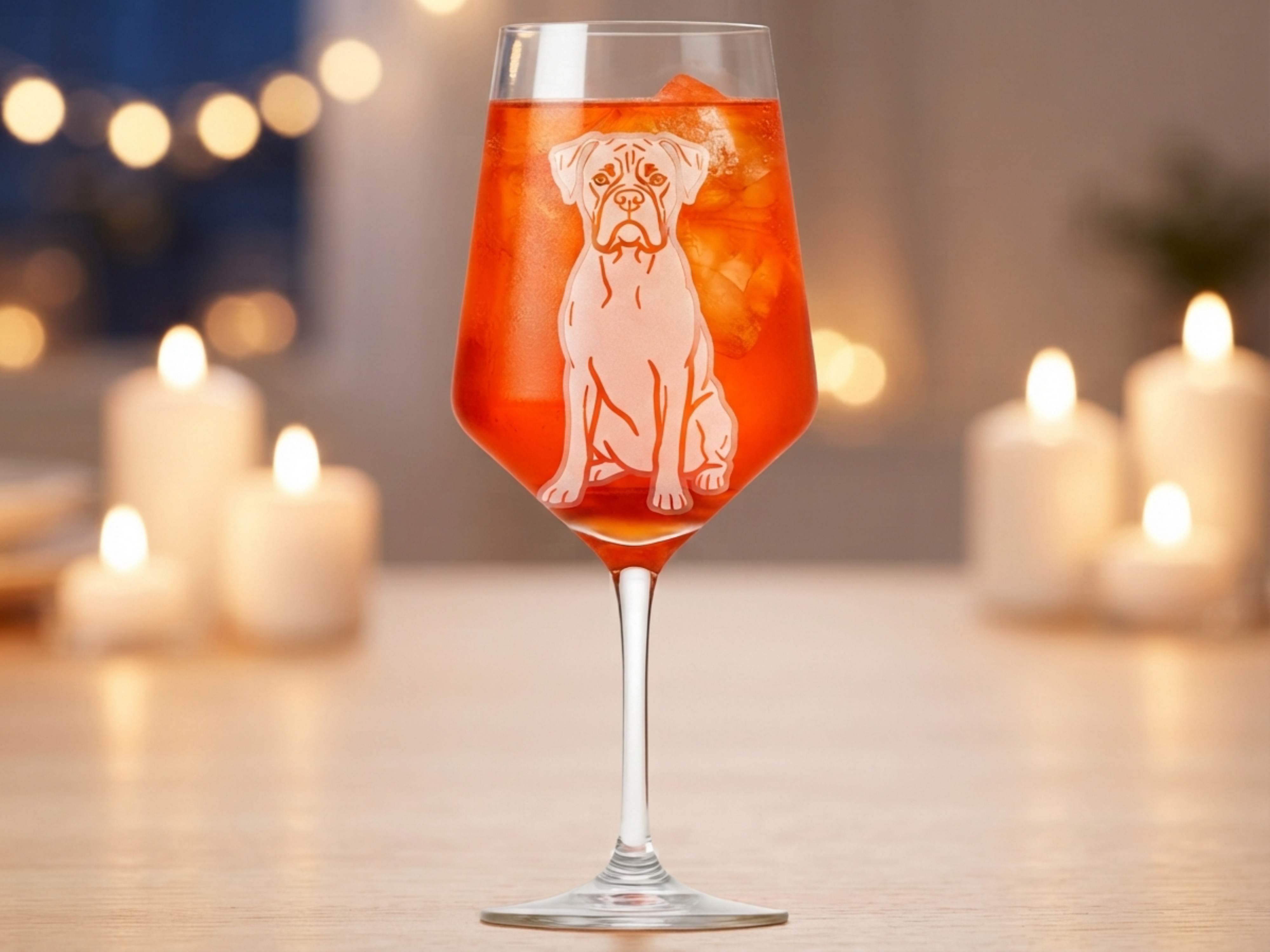 Weinglas Gravur Deutscher Boxer 350ml spülmaschinenfest - Vorschau 2
