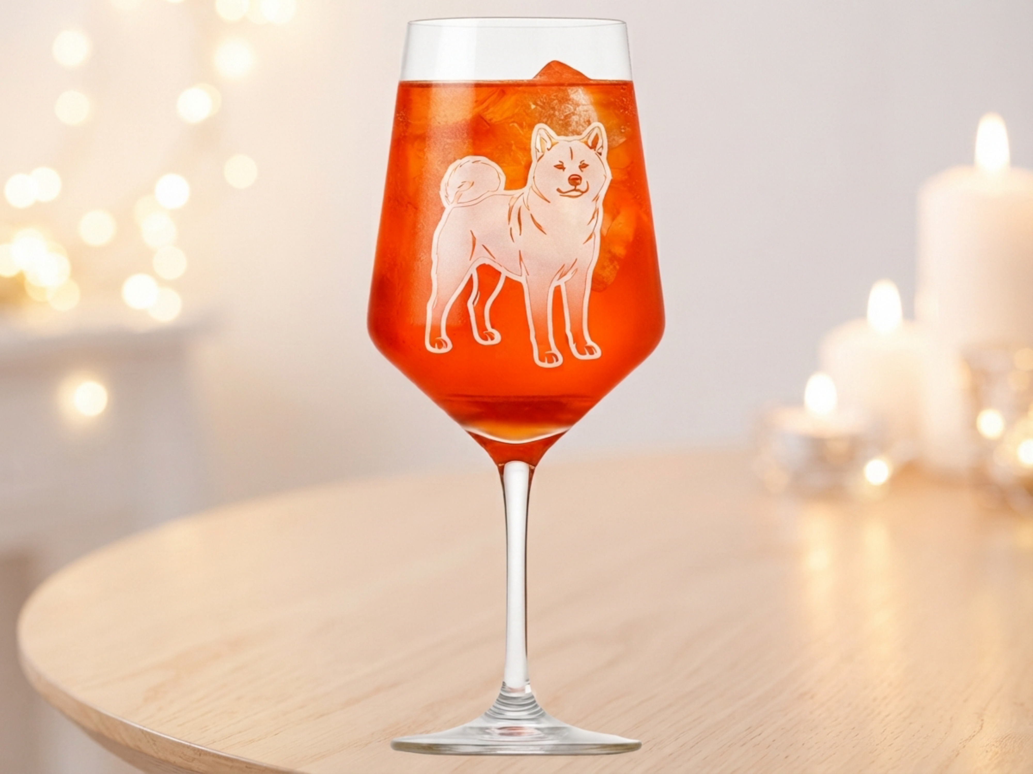 Weinglas Gravur Akita Inu 350ml spülmaschinenfest - Vorschau 2