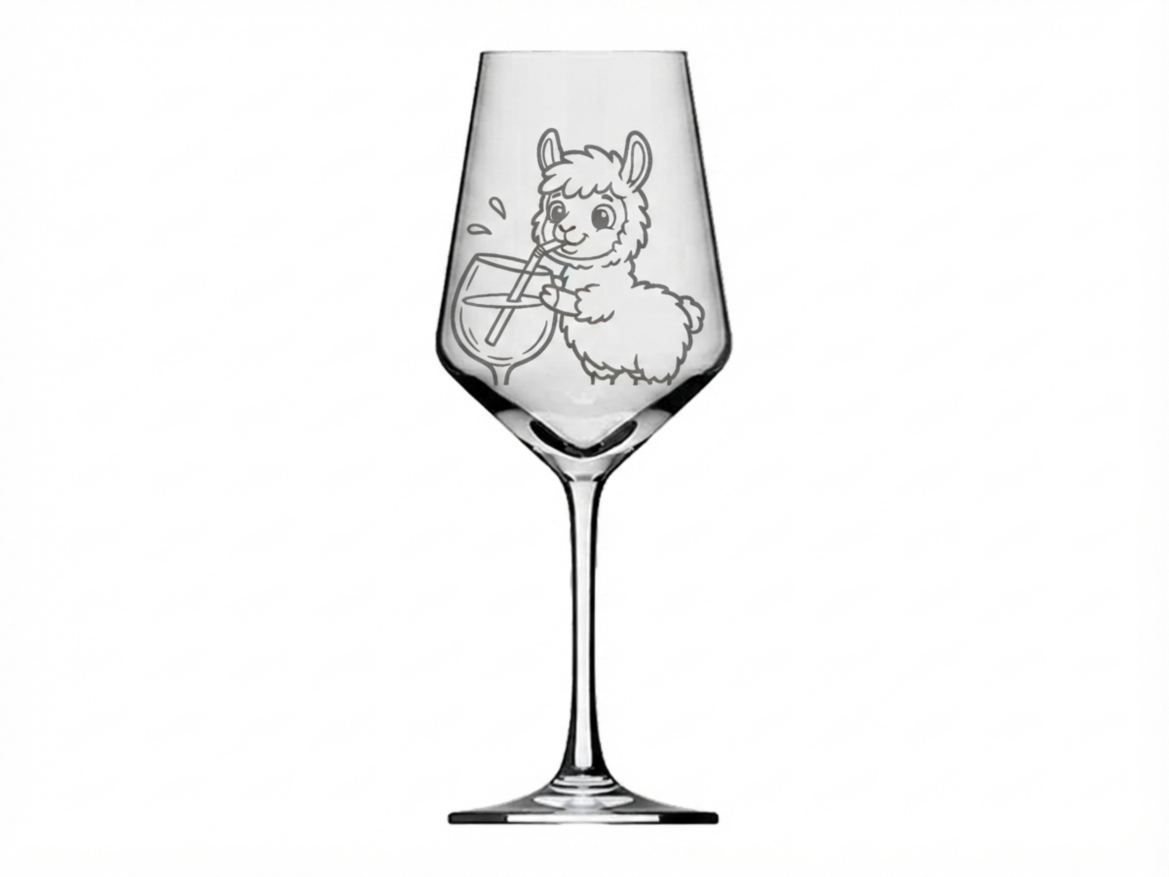 Weinglas Gravur Wein Alpaka - 350ml spülmaschinenfest Valhalla Glas - Vorschau 6