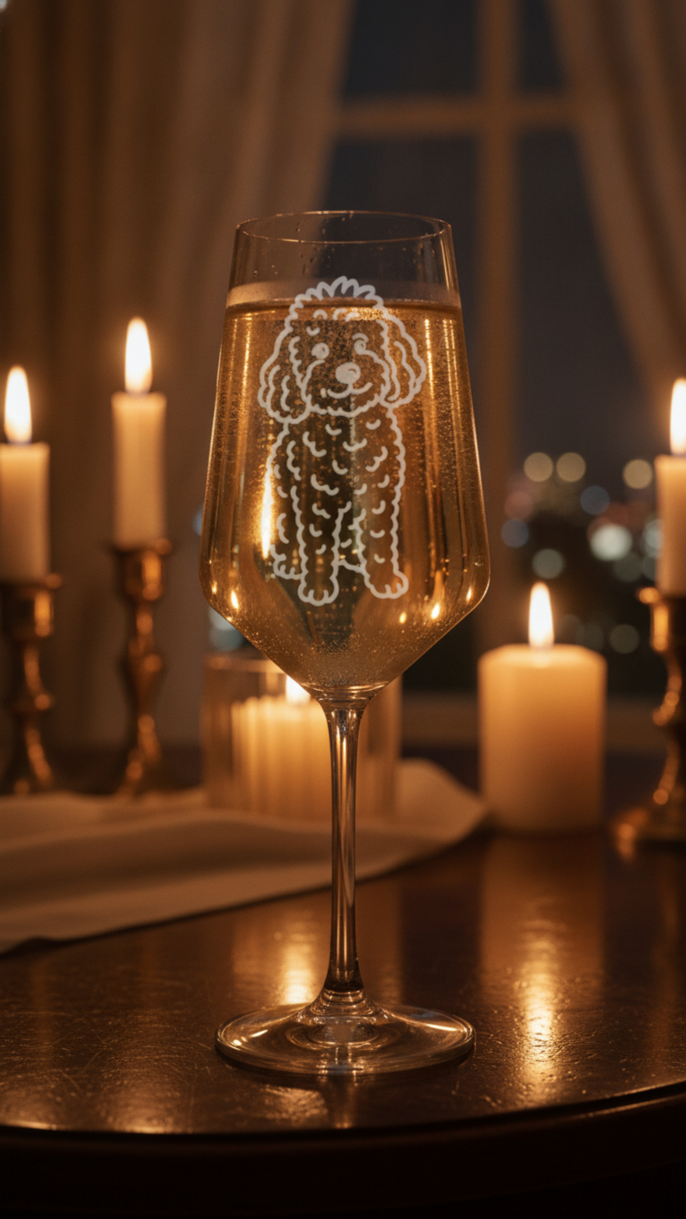 Weinglas Pudelmotiv 350ml spülmaschinenfest perfektes Geschenk für Pudel-Liebhaber - Vorschau 12