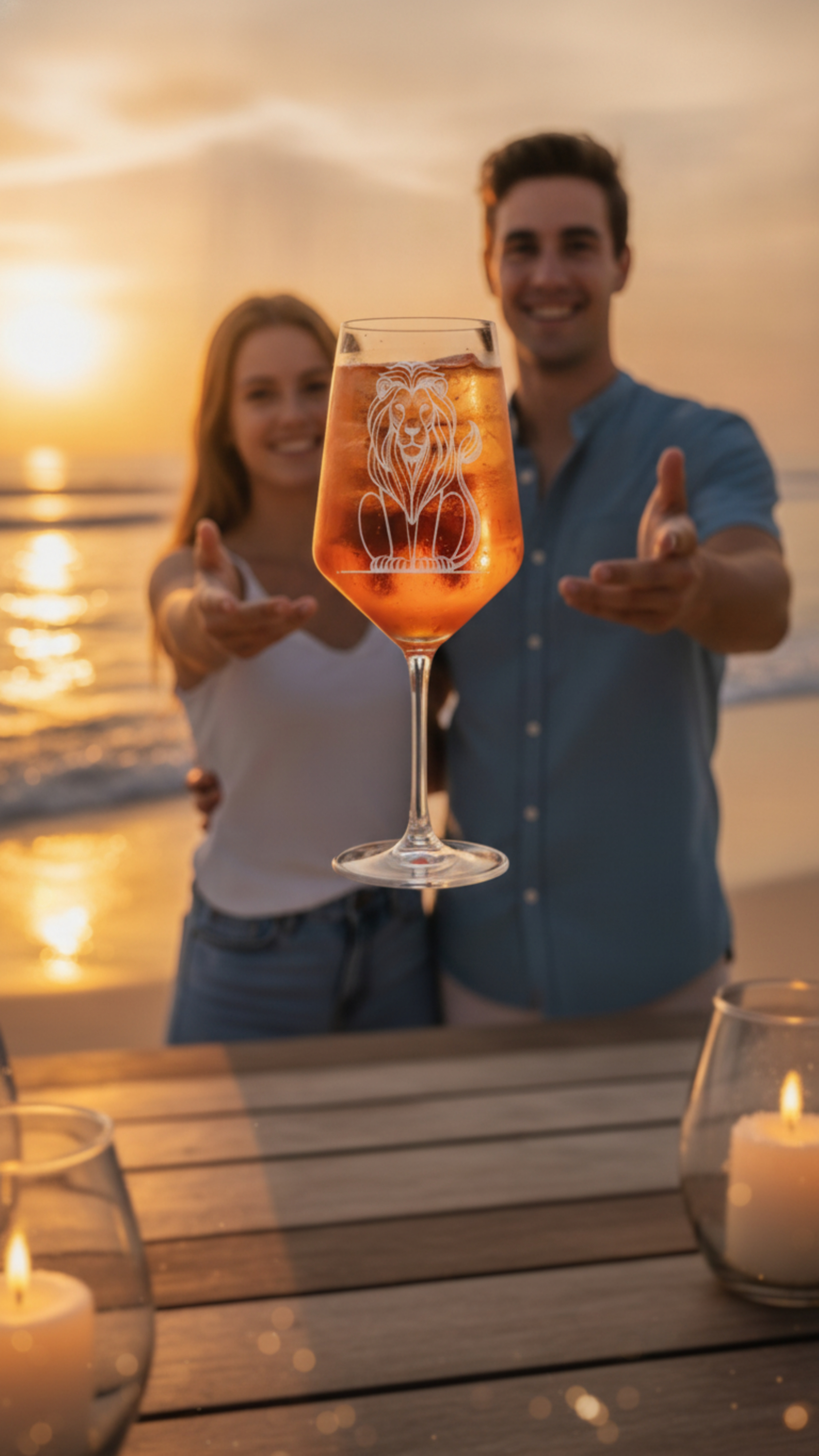 Weinglas Löwe 350ml spülmaschinenfest ideal für Löwe perfekte Wahl für Feiern - Vorschau 12
