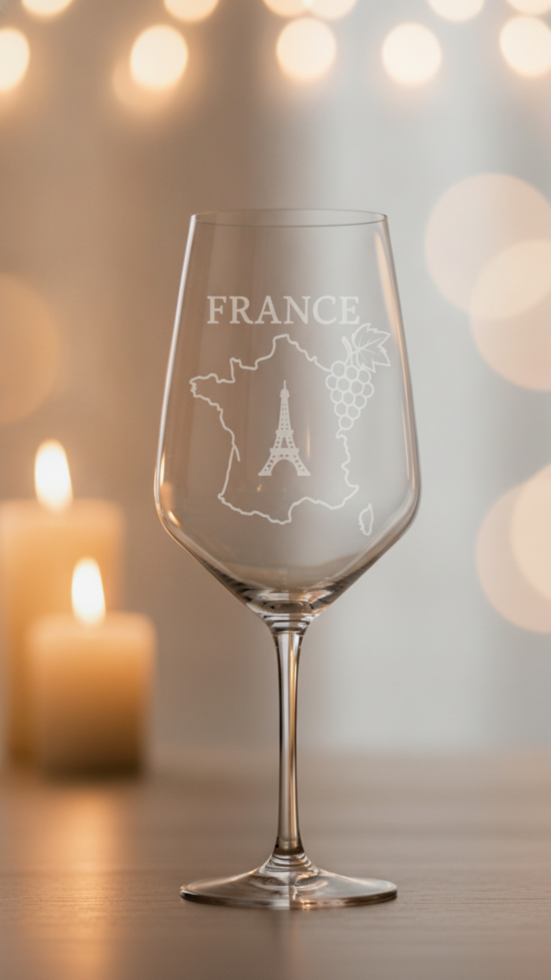 Weinglas Gravur Landkarte Frankreich 350ml spülmaschinenfest für entspannte Abende - Vorschau 10