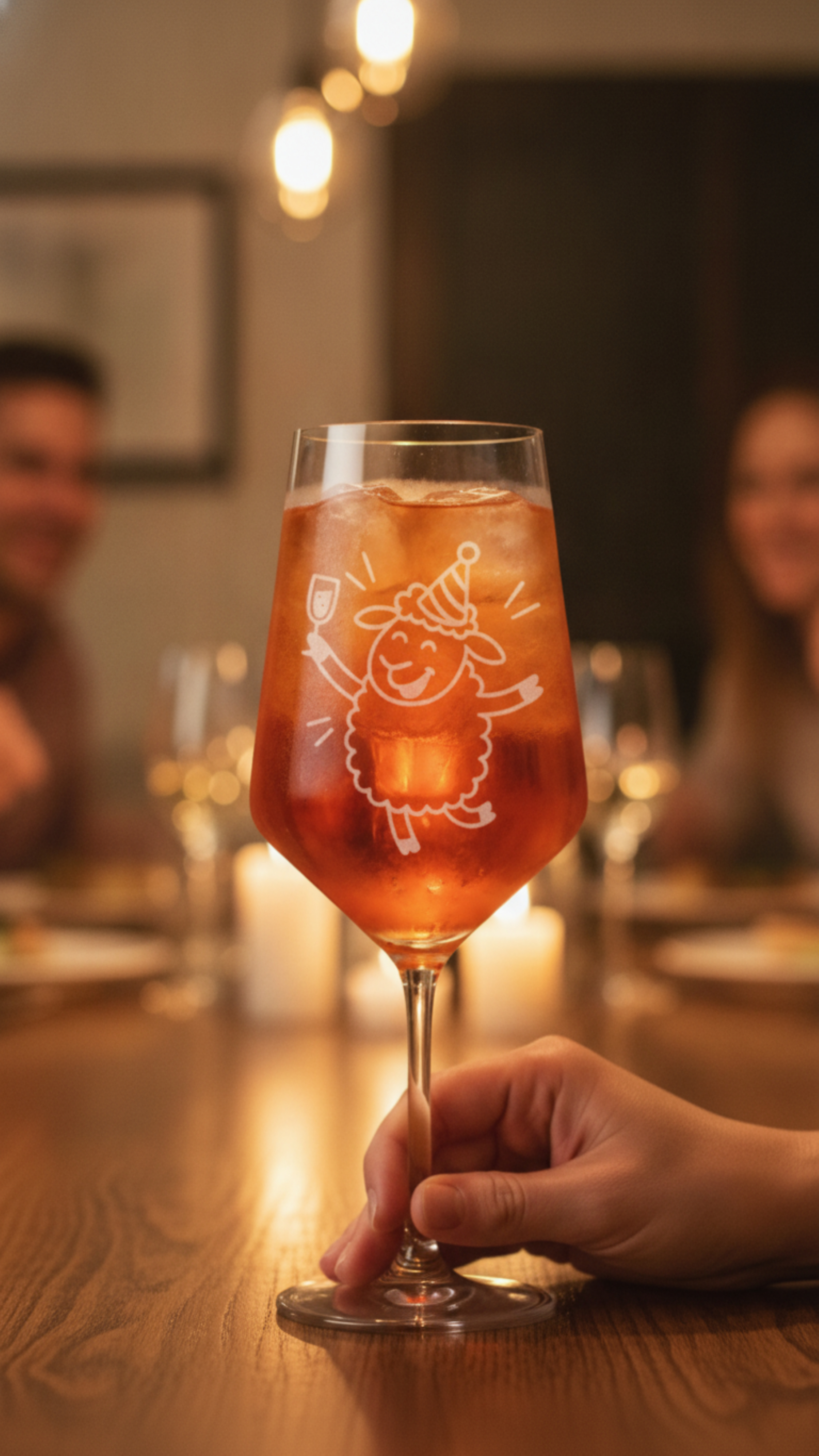 Weinglas Gravur Puppa Schaf 350ml spülmaschinenfest für stilvolle Momente - Vorschau 11