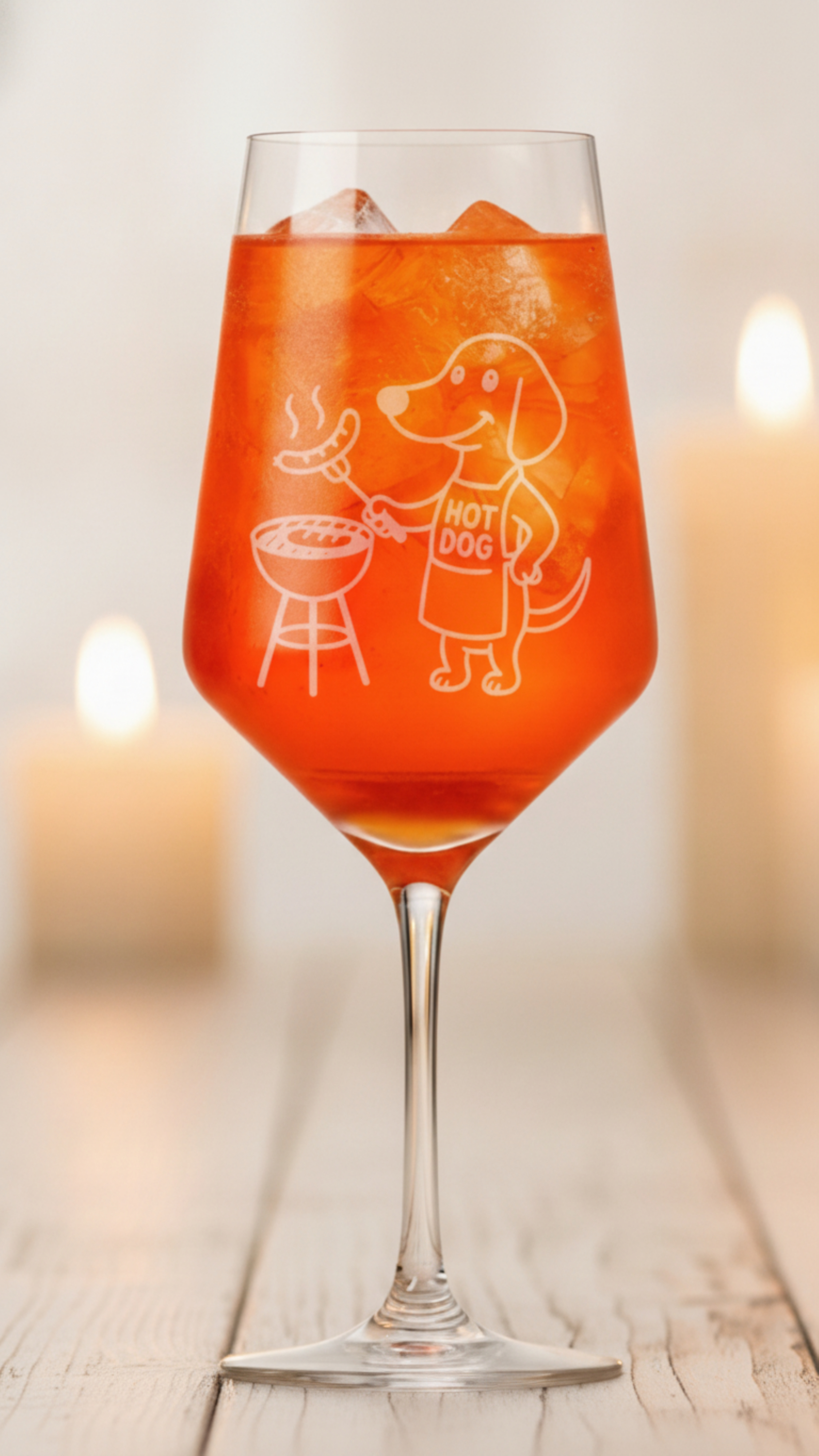 Weinglas Seppel Dackel grillt 350ml spülmaschinenfest elegant für Grillabende - Vorschau 10