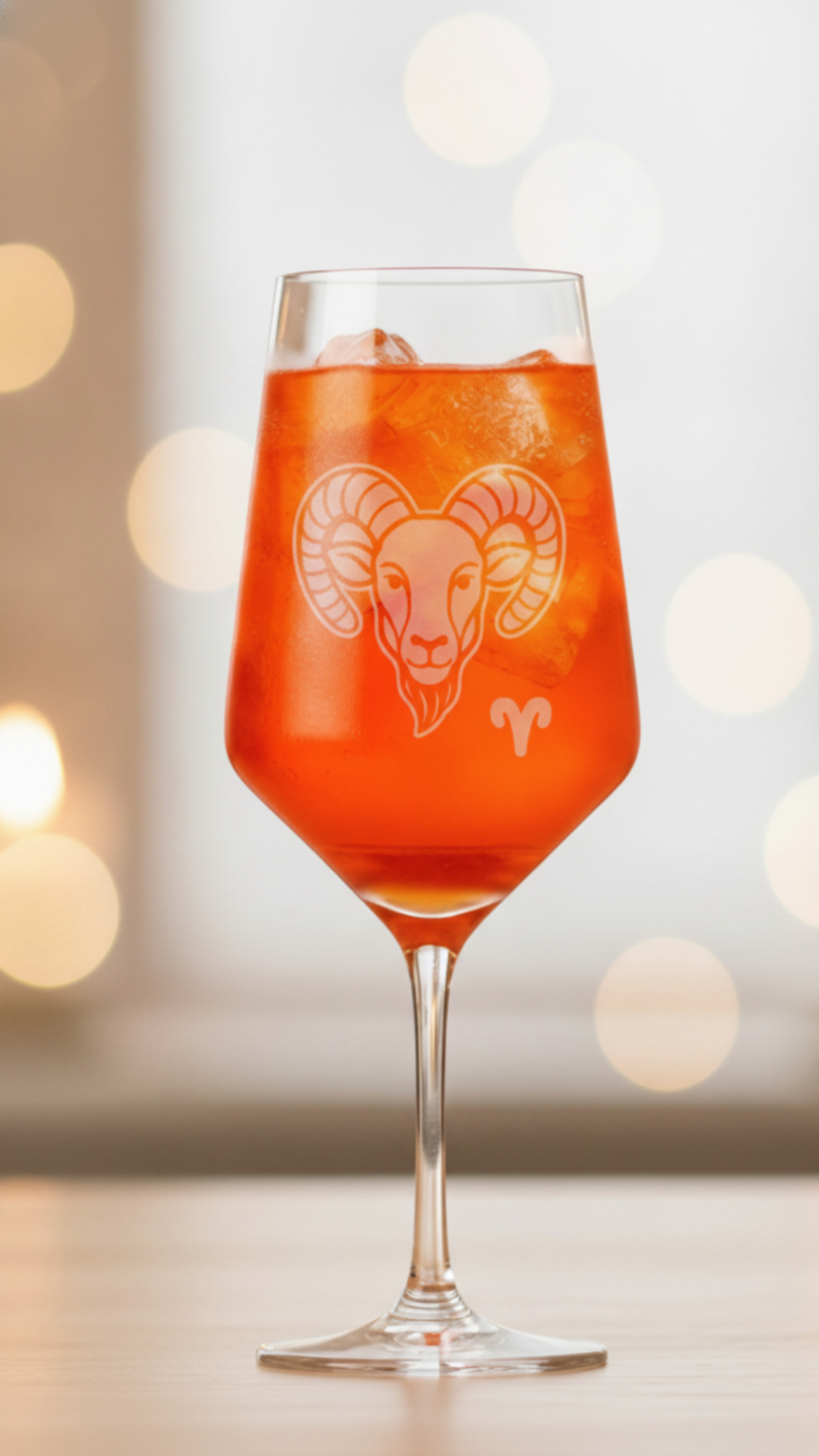 Weinglas Sternzeichen Widder 350ml graviertes Design spülmaschinenfest für Weinliebhaber - Vorschau 10