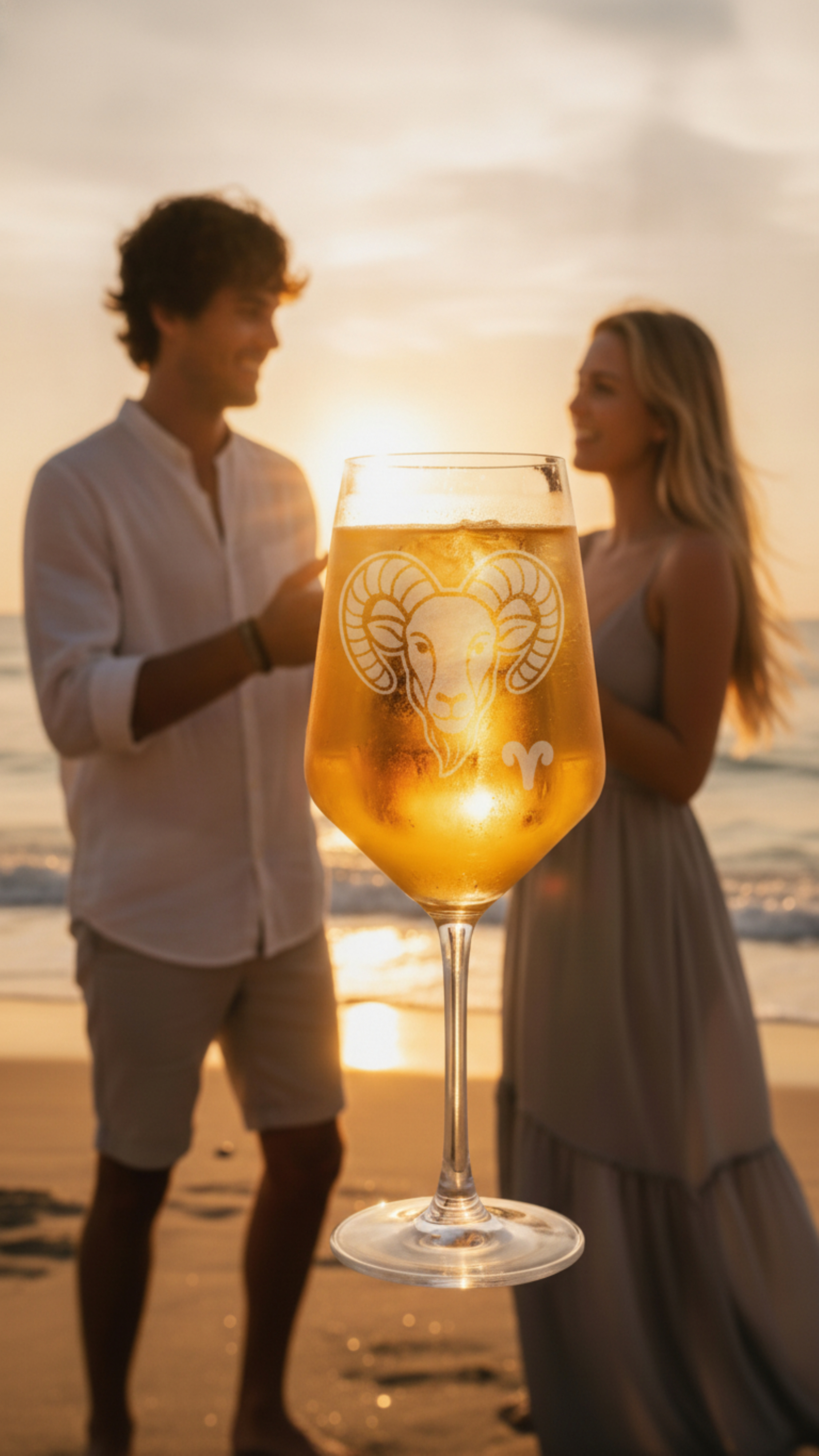 Weinglas Sternzeichen Widder 350ml graviertes Design spülmaschinenfest für Weinliebhaber - Vorschau 12