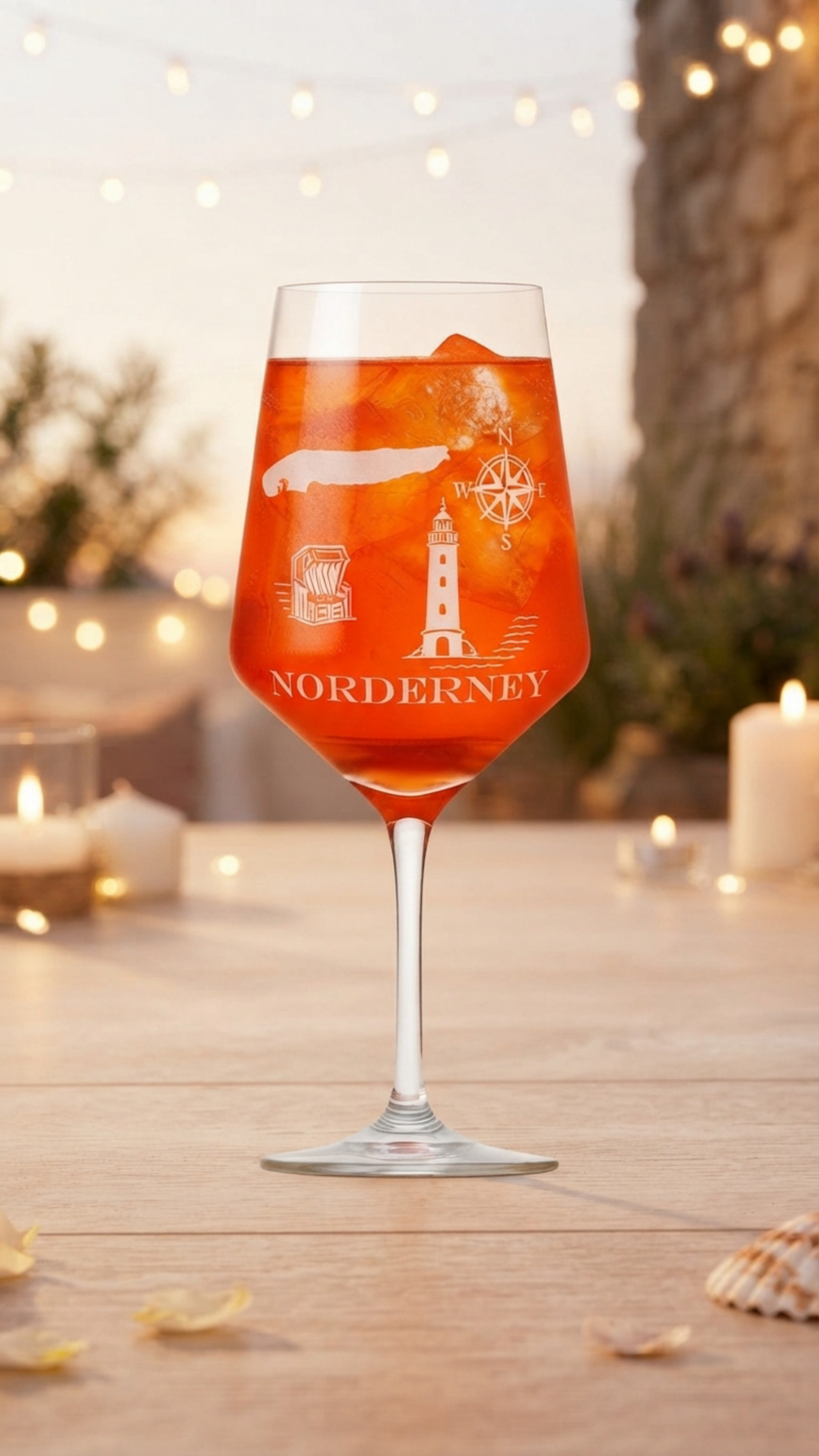 Weinglas Norderney elegante Gravur spülmaschinenfest 350 ml für Weinliebhaber - Vorschau 10