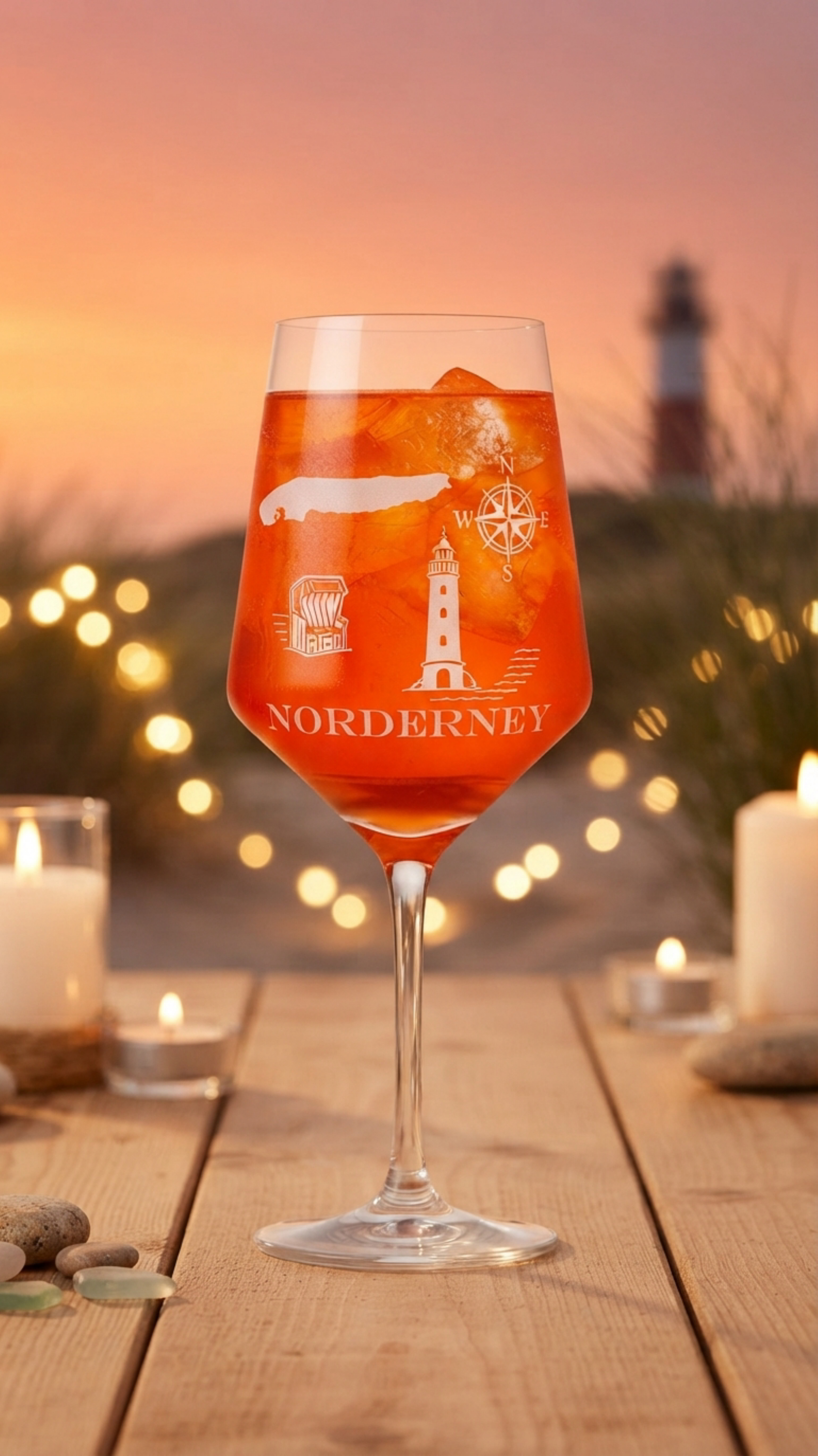 Weinglas Norderney elegante Gravur spülmaschinenfest 350 ml für Weinliebhaber - Vorschau 13