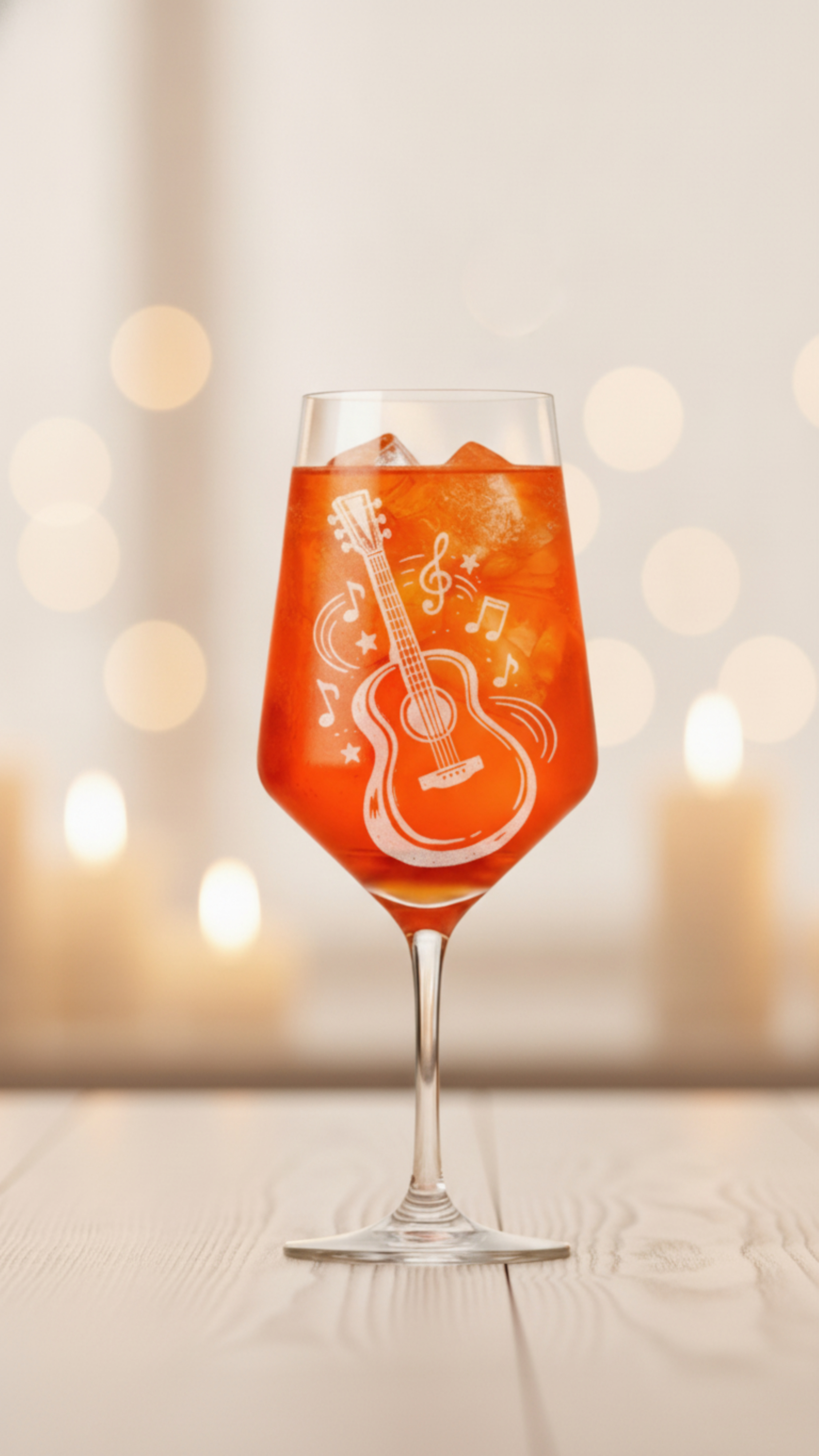 Weinglas Gravur Gitarre 350ml spülmaschinenfest für Musikliebhaber kreative Genussmomente - Vorschau 10