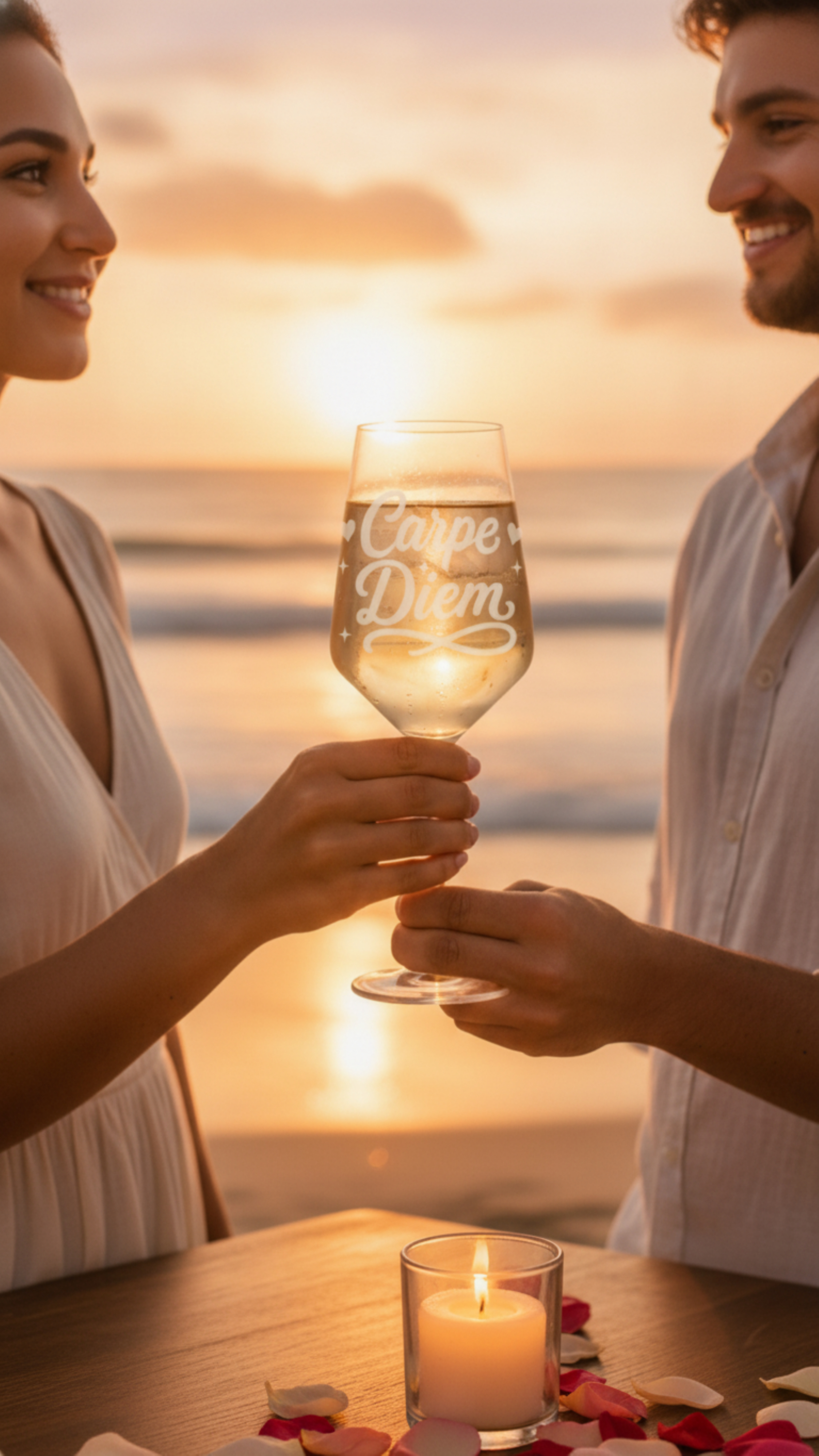Weinglas mit Spruch-Gravur 'Carpe Diem' 350ml spülmaschinenfest und vielseitig einsetzbar - Vorschau 12