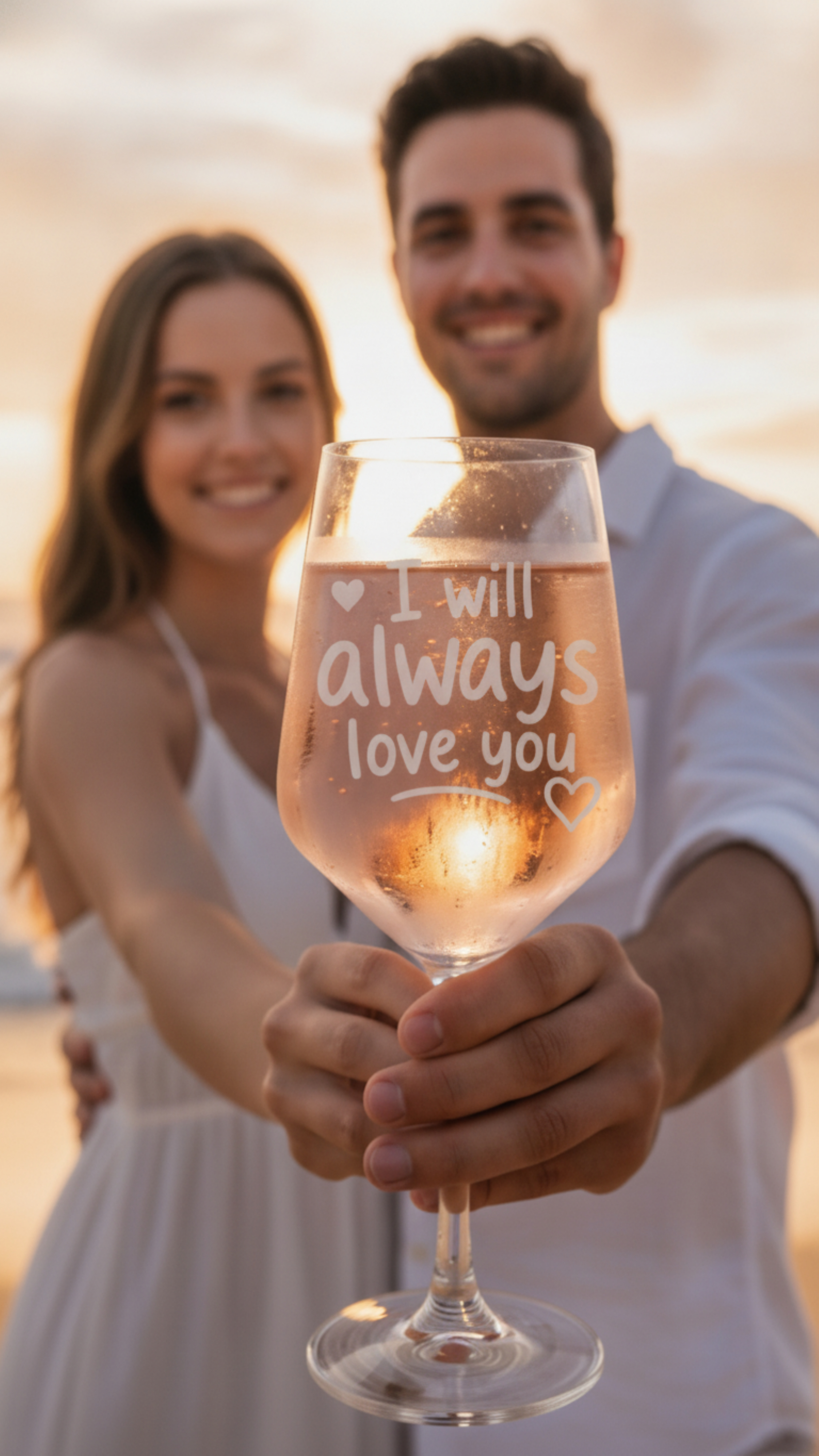 Weinglas Gravur Ewige Liebe 350ml spülmaschinenfest und robust für den Alltag - Vorschau 12